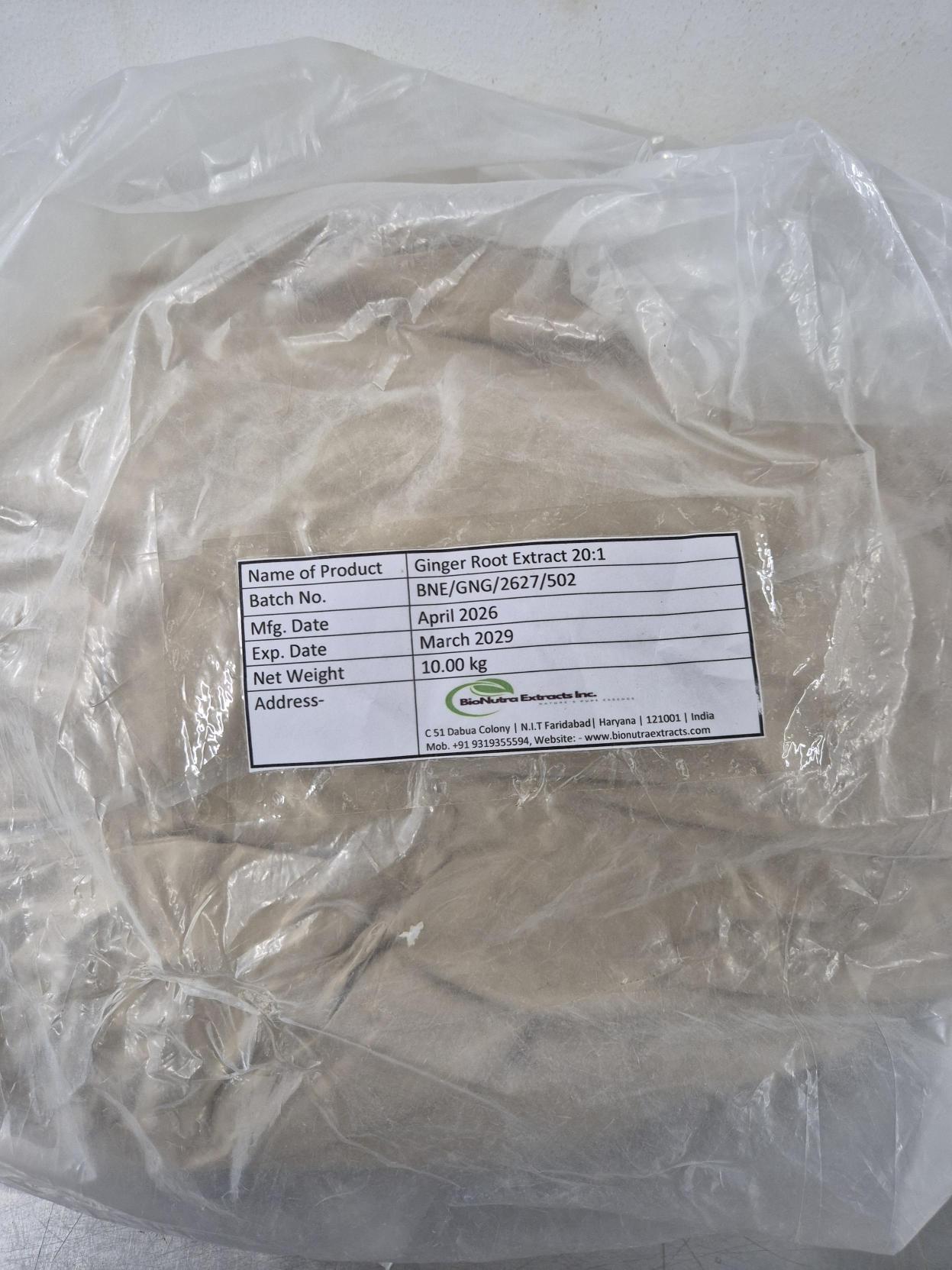 Ginger Root Extract 20:1 - Y0988
