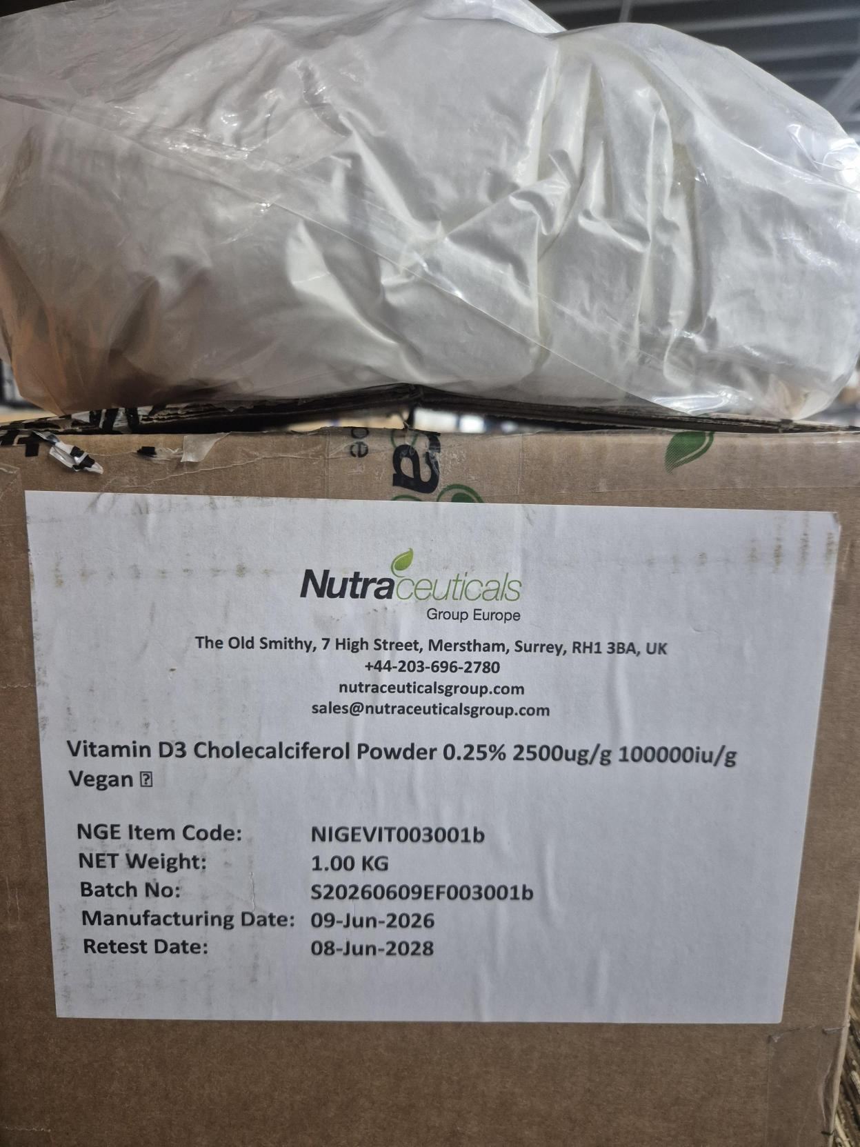 Vitamin D3 Cholecalciferol powder 0.25% - Y0997
