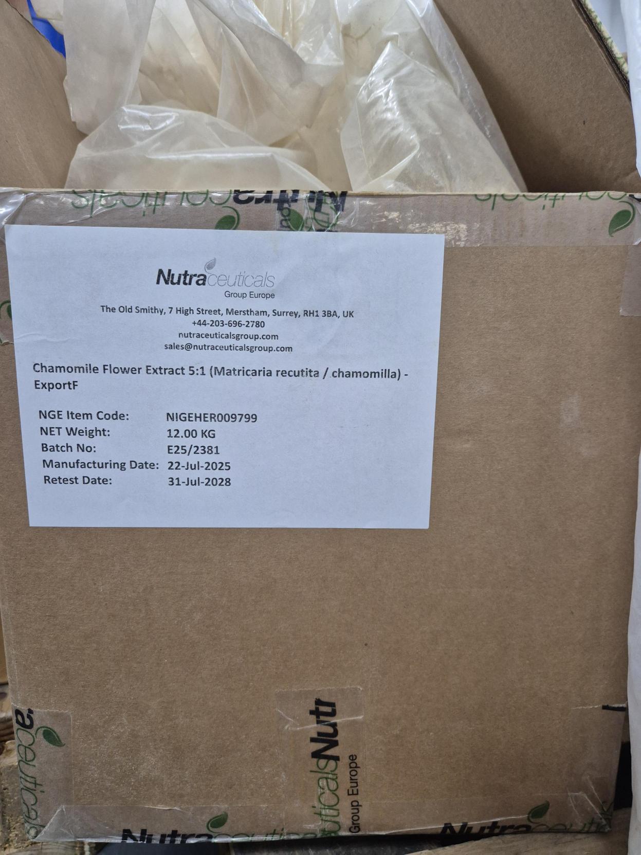 Chamomile Flower Extract 5:1 - Y0999