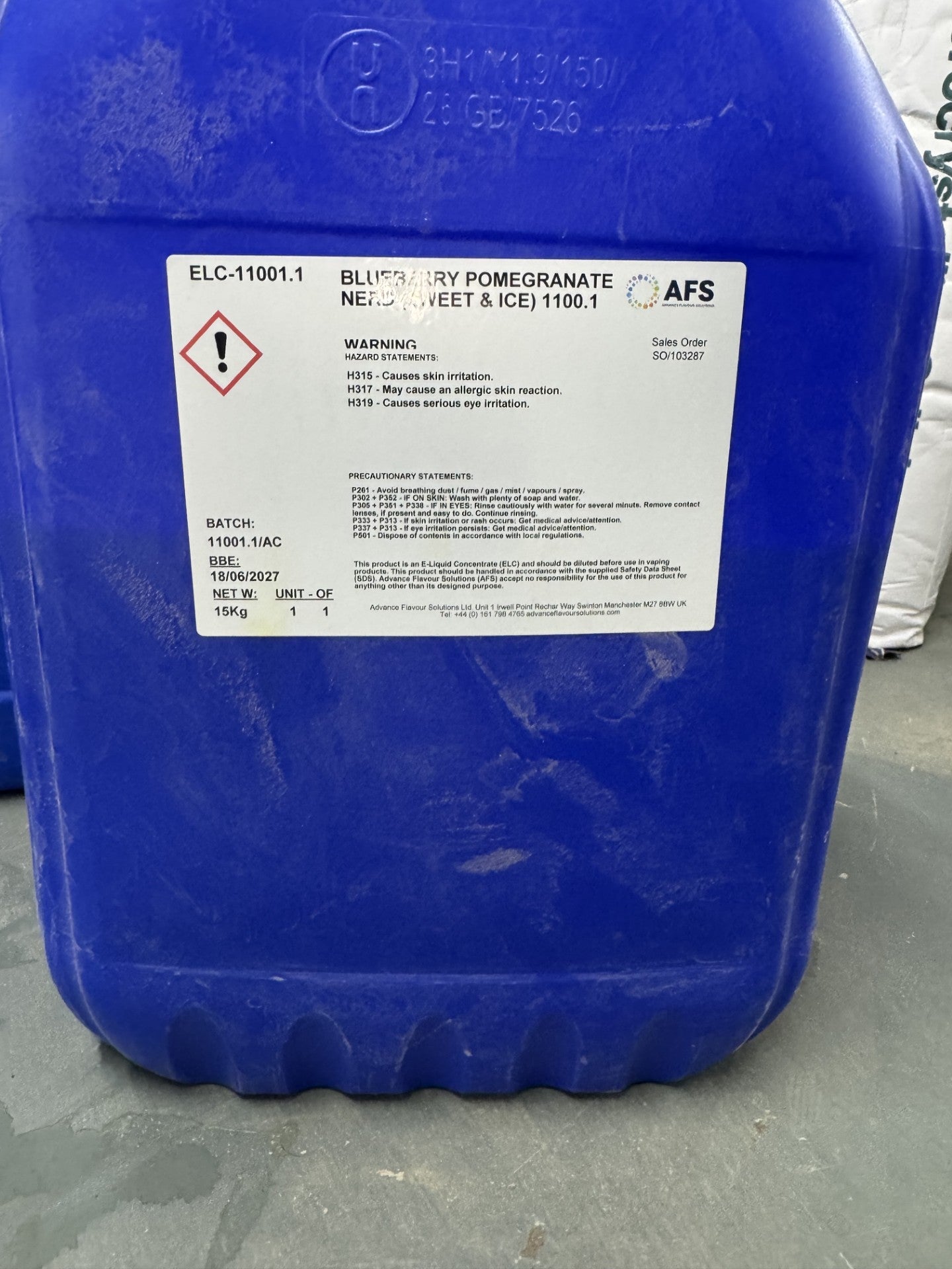 AFS Flavour - Blueberry Pomegranate Nerd (Sweet & Ice) - Y1002
