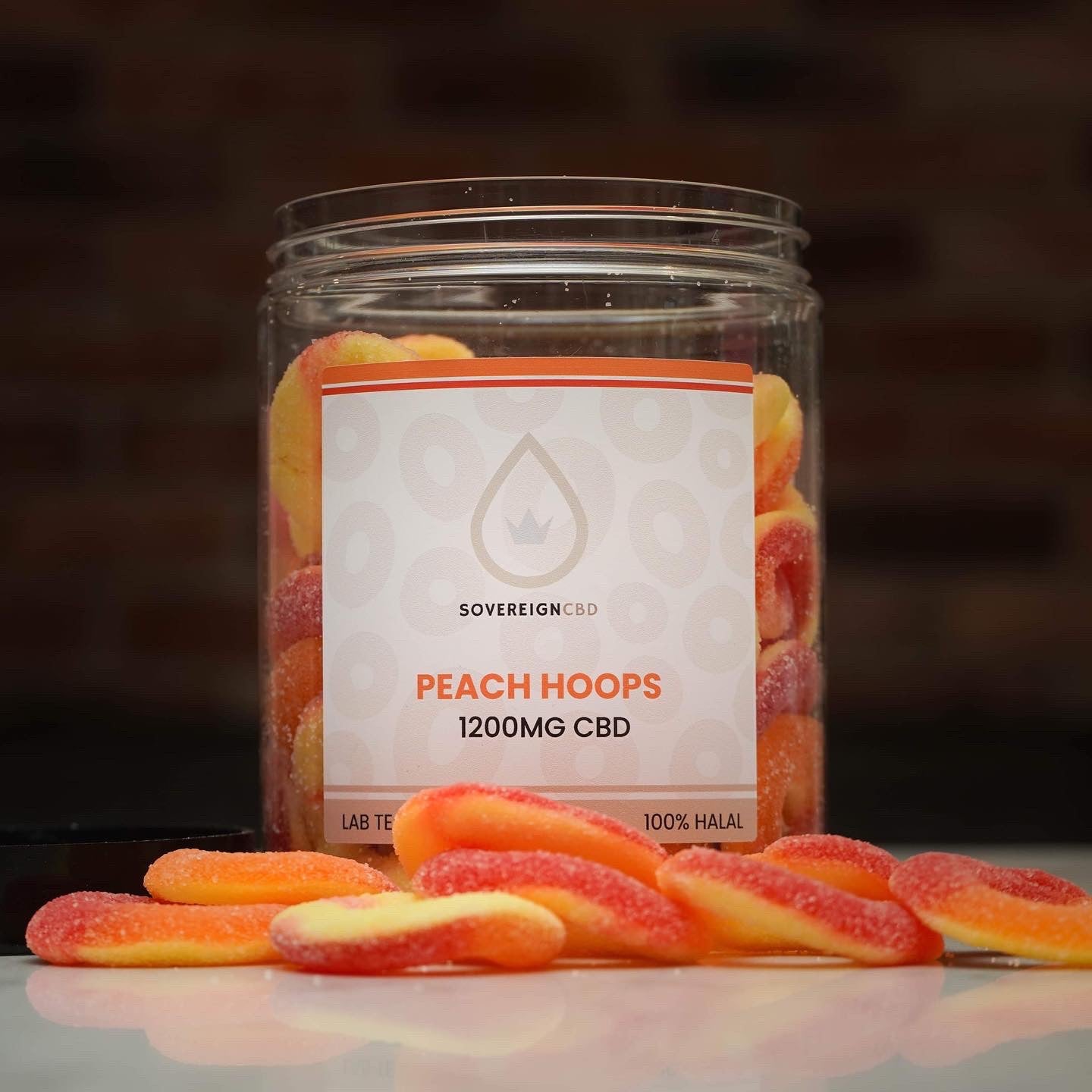CBD Peach Hoops Standard 400g (W0176 - C0013)