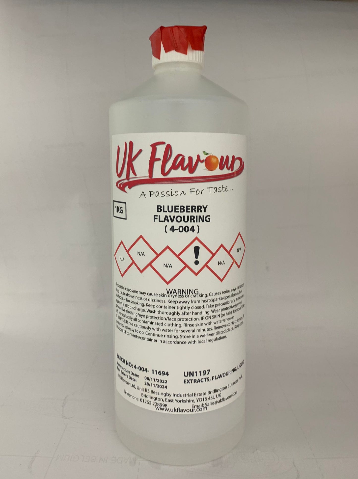 Blueberry (Sweet & Floral) (4-004) Flavour Concentrate 1L - Y0362