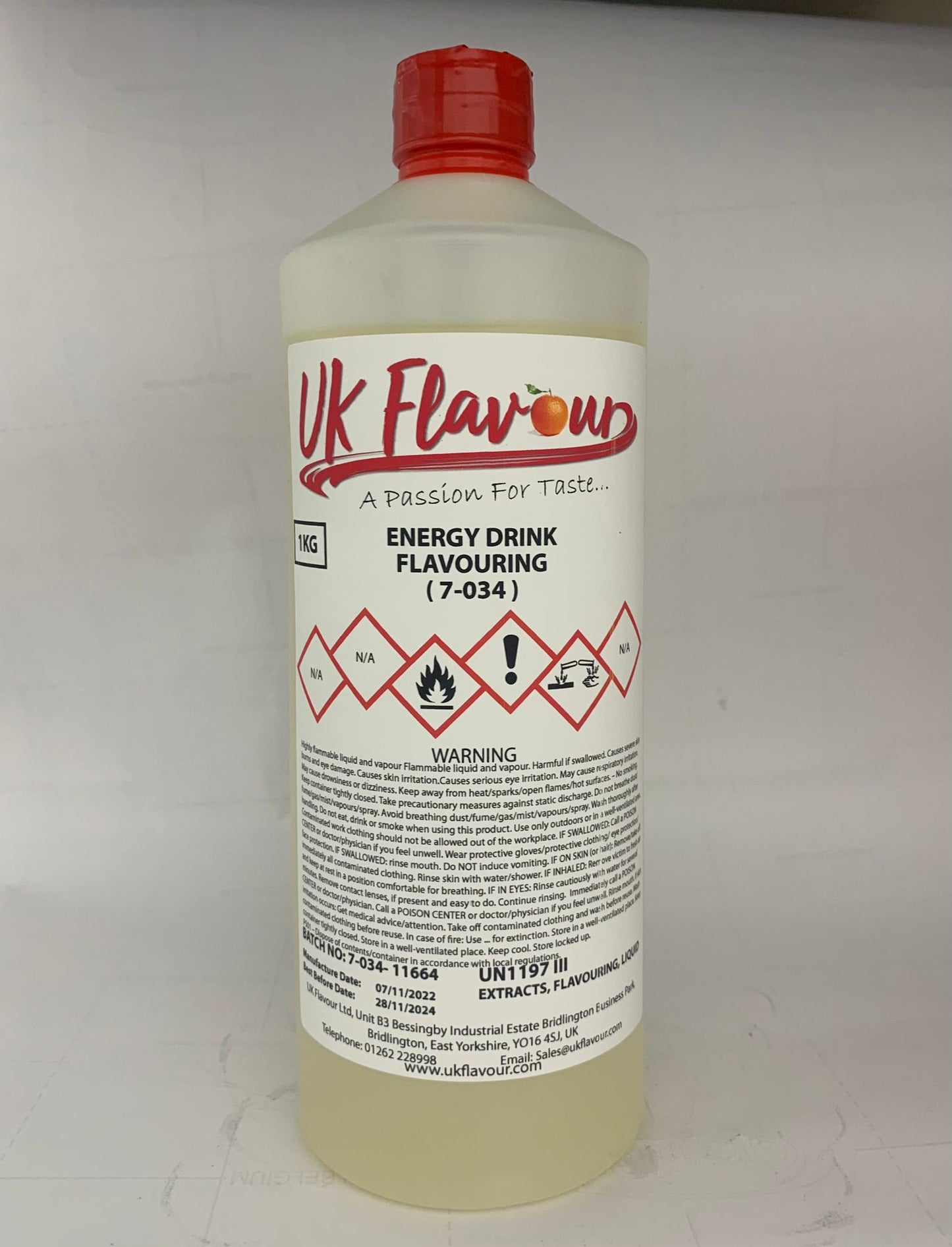 Energy Drink (7-034) Flavour Concentrate 1L - Y0387