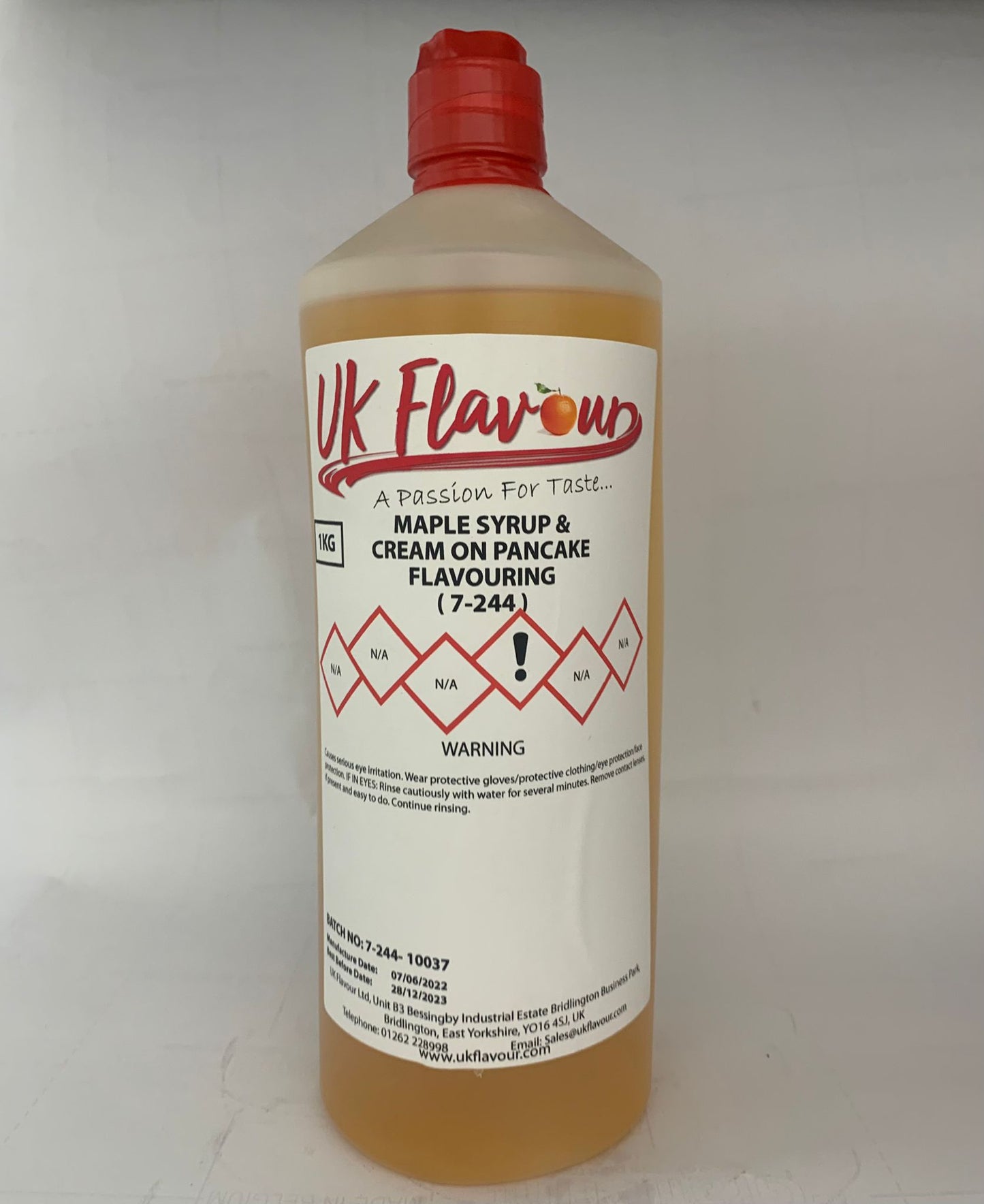 Maple Syrup & Cream On Pancake (7-244) Flavour Concentrate 1L - Y0379