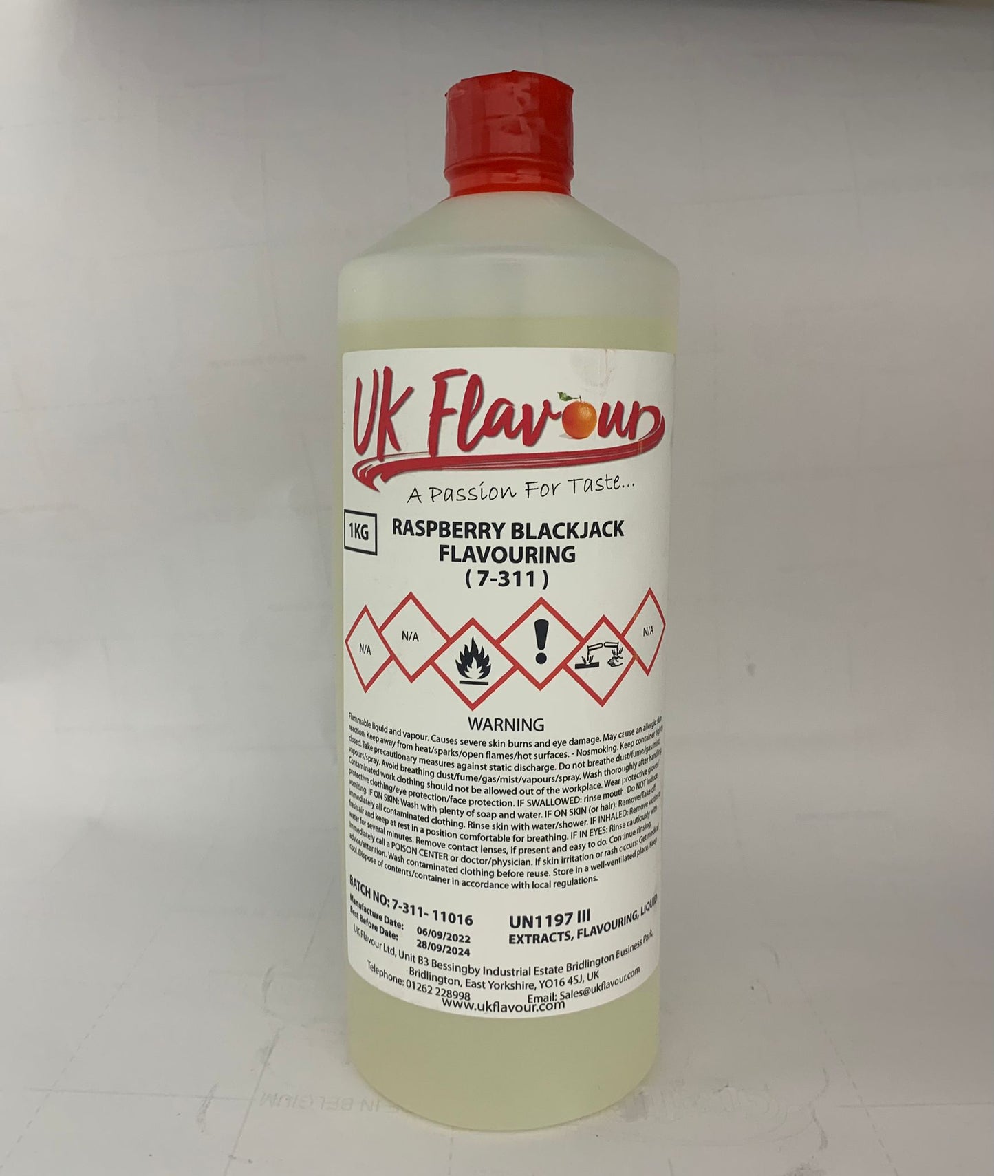 Raspberry Blackjack (7-311) Flavour Concentrate 1L- Y0326