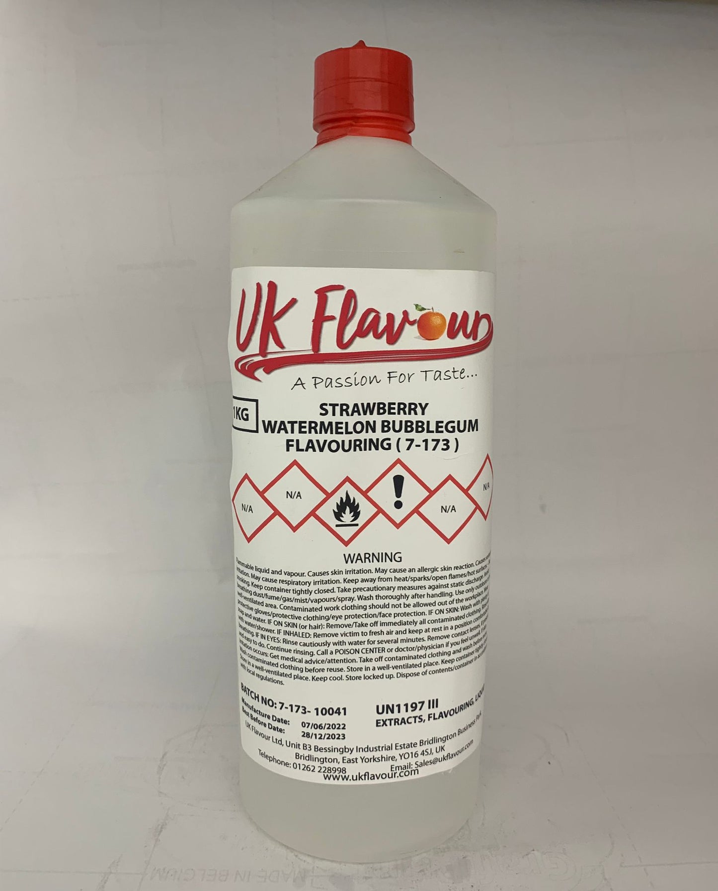 Strawberry Watermelon Bubblegum (7-173) Flavour Concentrate 1L - Y0391