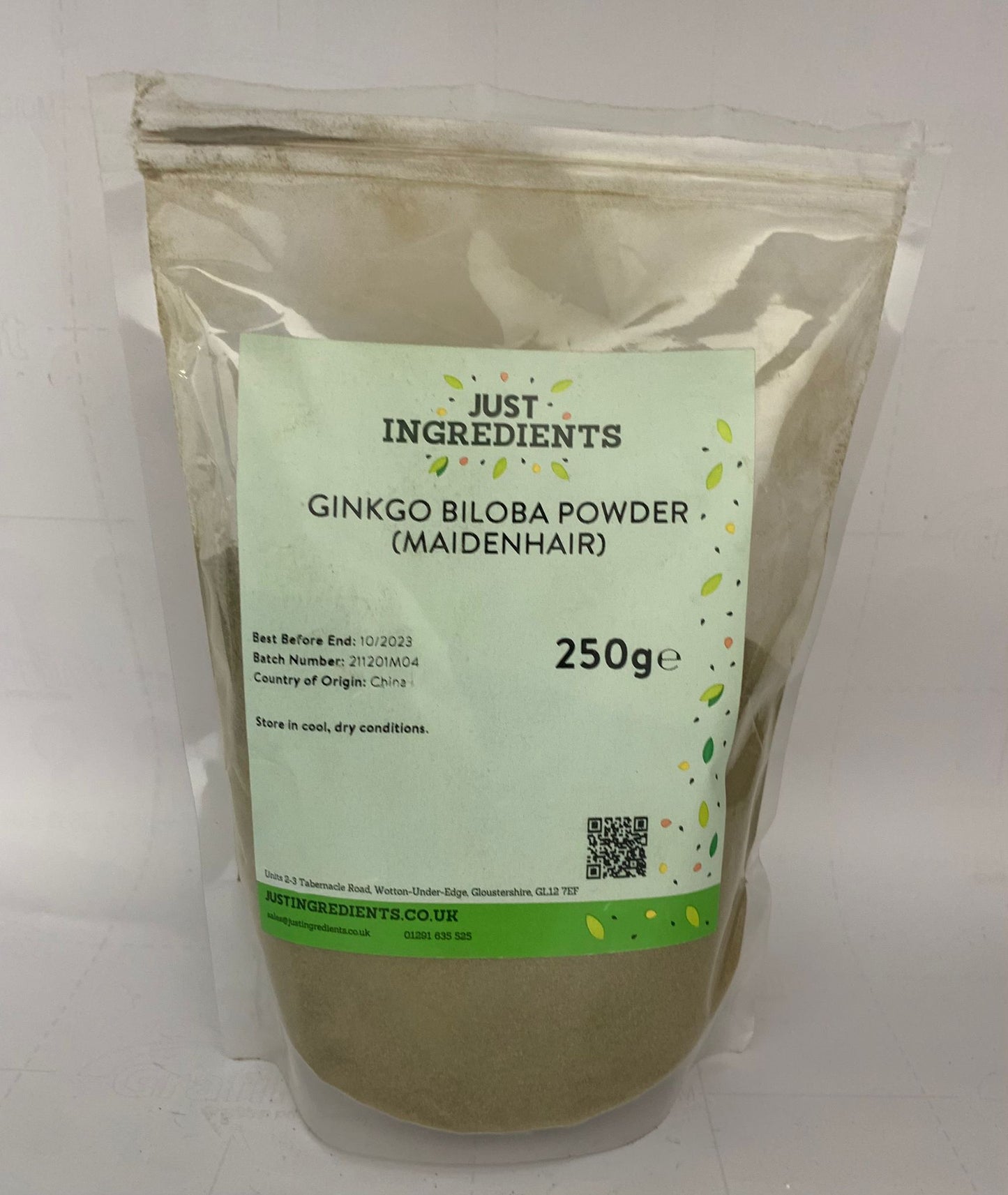 Ginkgo Biloba Powder (Maidenhair) 1Kg - Y0281