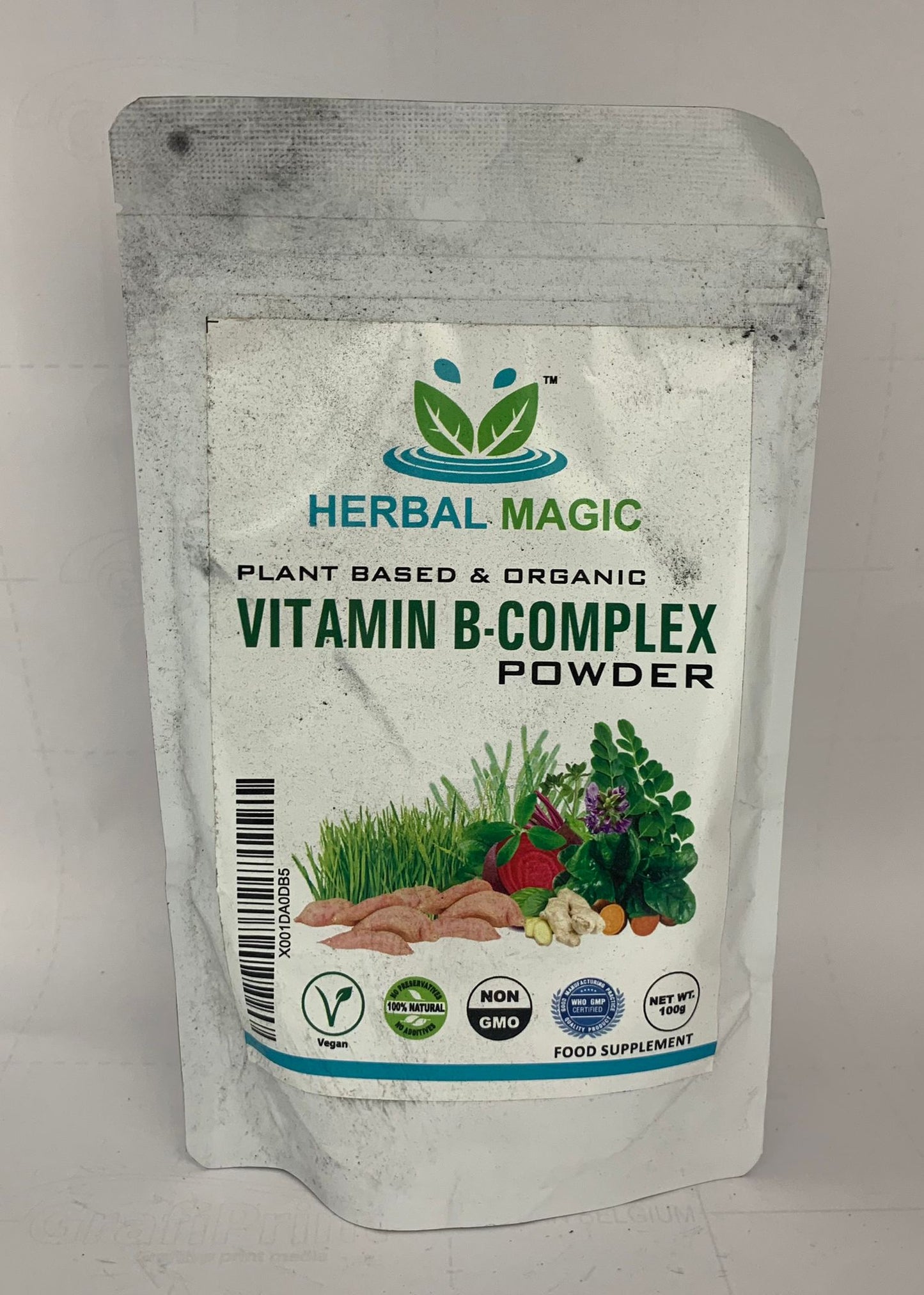Organic Vitamin B Complex Powder 100g - Y0452