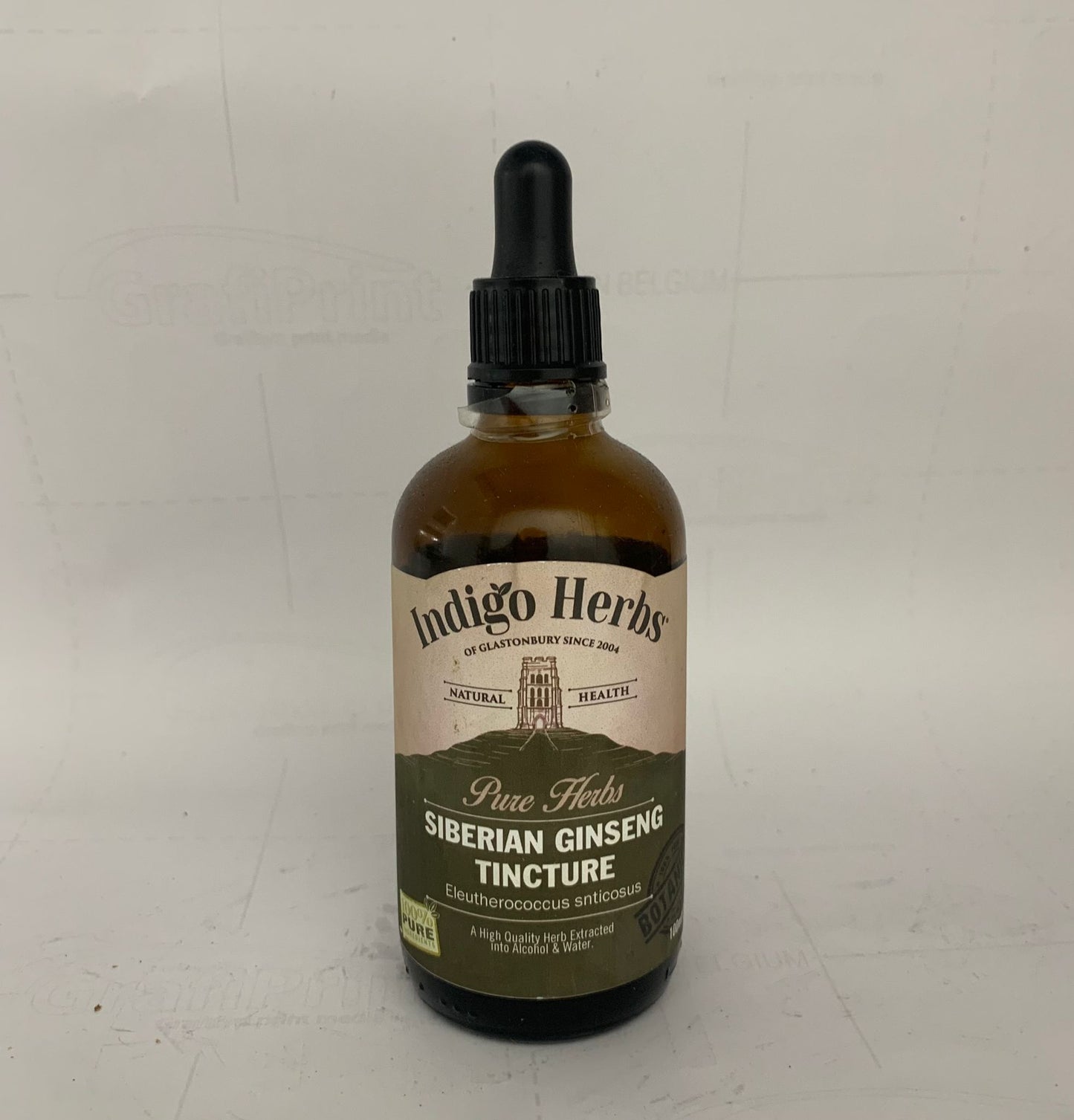 Siberian Ginseng Tincture 100ml (Food Grade) - Y0545