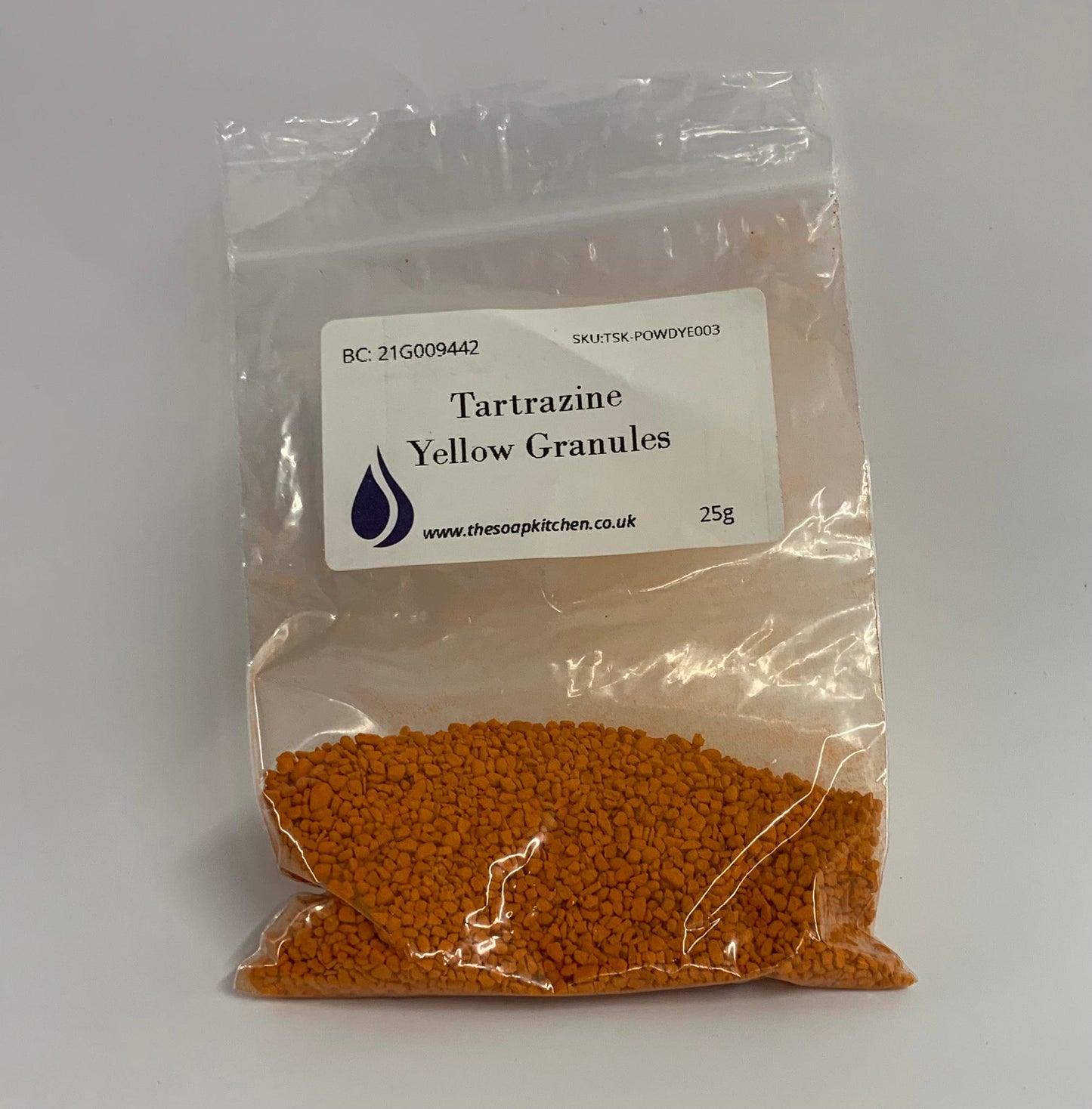 Tartrazine Yellow Granules (Ci19140) 100g - Y0572