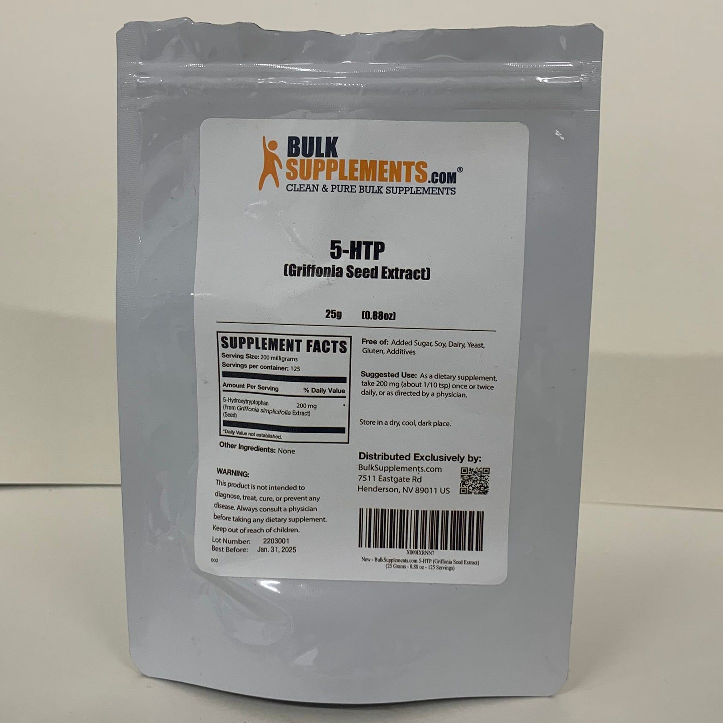 5-HTP (Griffonia Seed Extract) 1Kg - Y0382