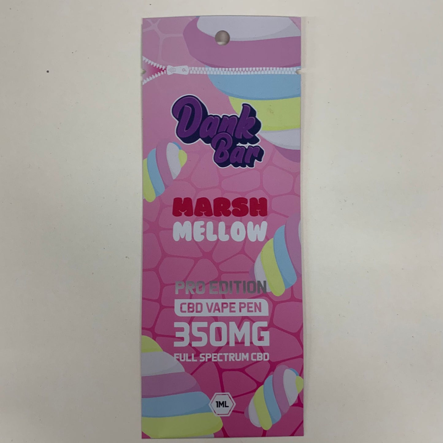 (350mg) Purple Dank Bar Pro Cover Pouch - Marshmellow - X0112