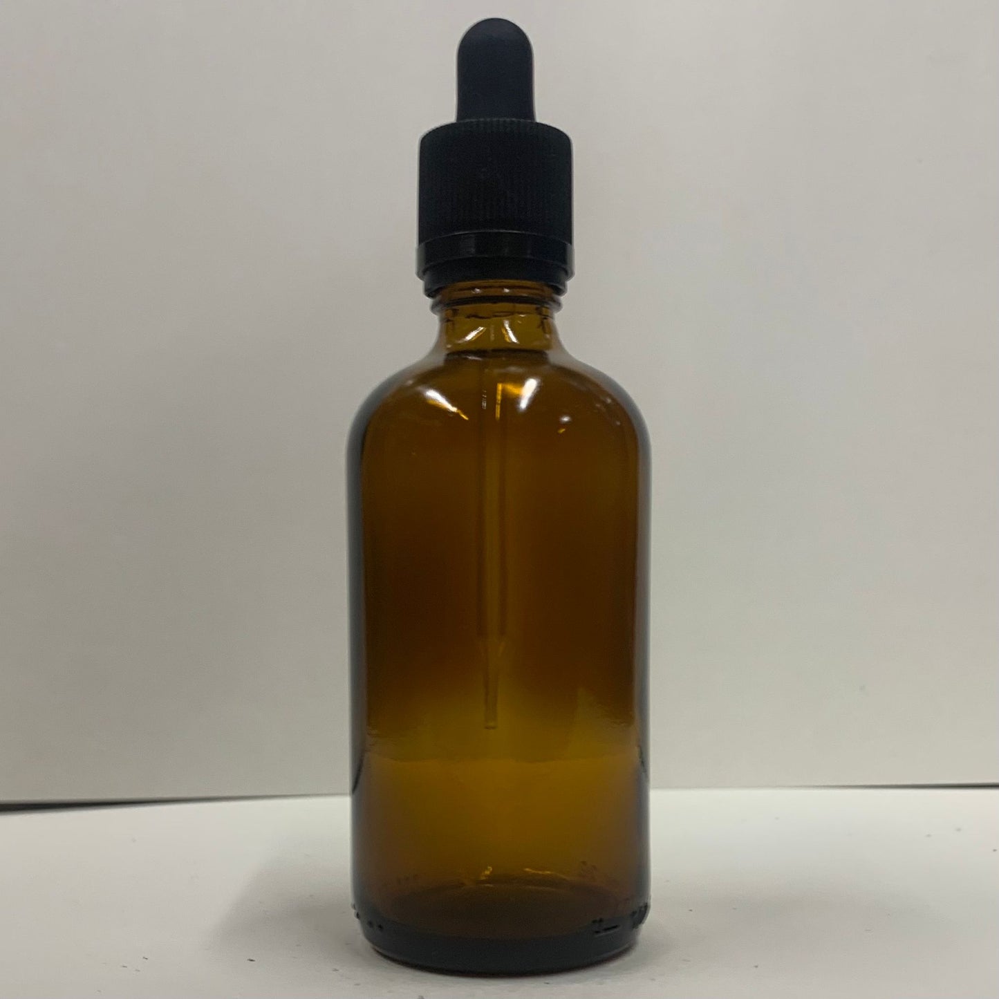 100ml Amber Glass Bottle with Pipette - X0074