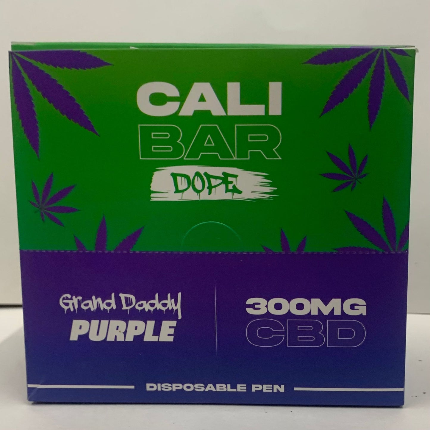 (300mg) Cali Bar Dope Display Box with Holder -Grand Daddy Purple - X0184