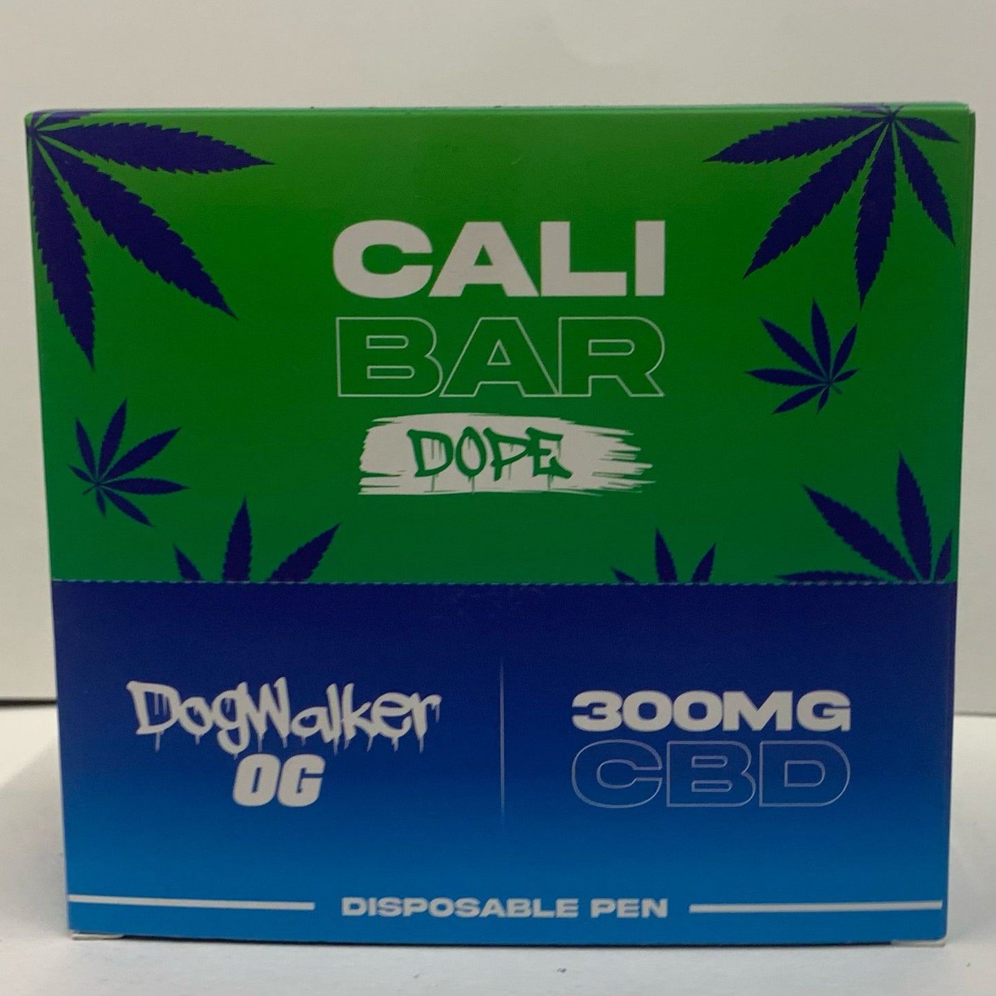 (300mg) Cali Bar Dope Display Box with Holder - Dogwalker OG - X0179
