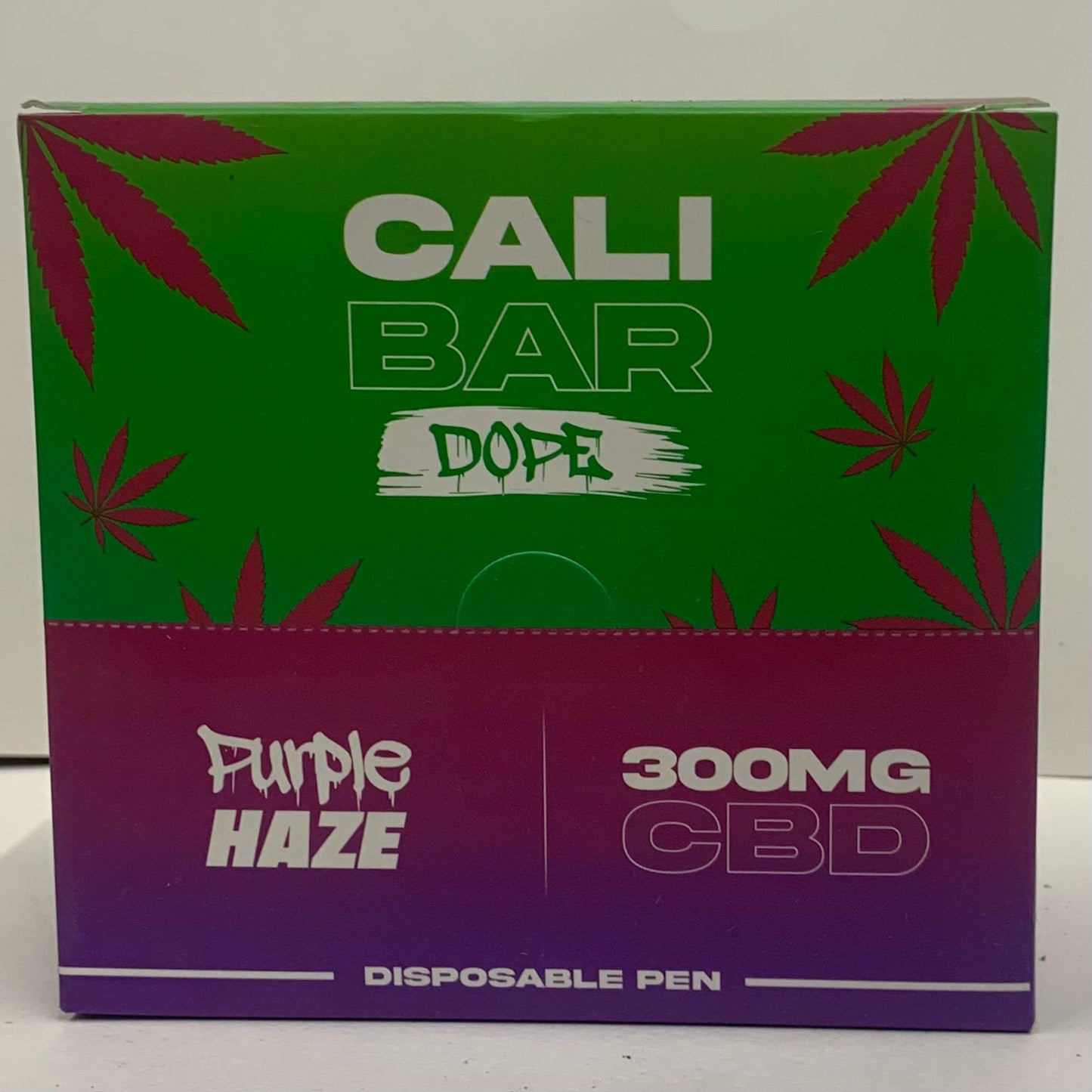 (300mg) Cali Bar Dope Display Box with Holder - Purple Haze - X0177