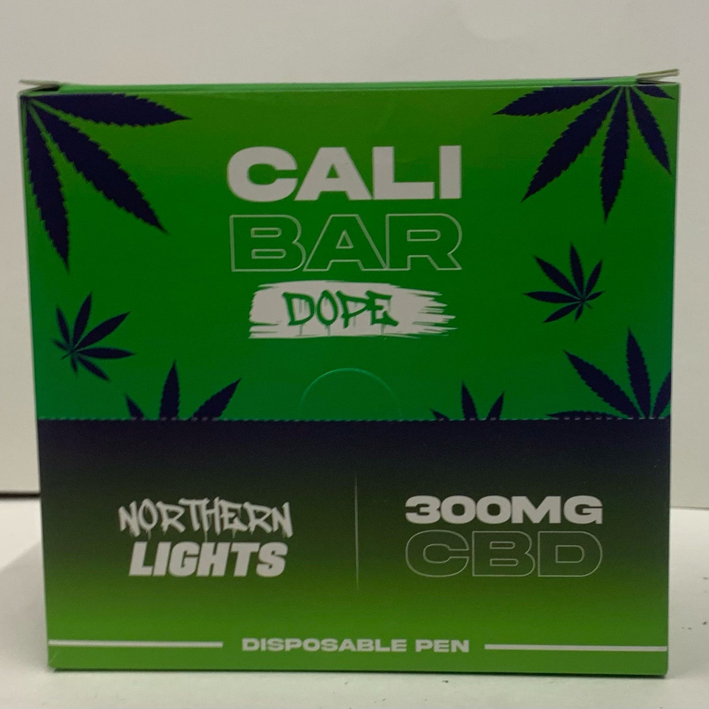 (300mg) Cali Bar Dope Display Box with Holder - Northern Lights - X0186