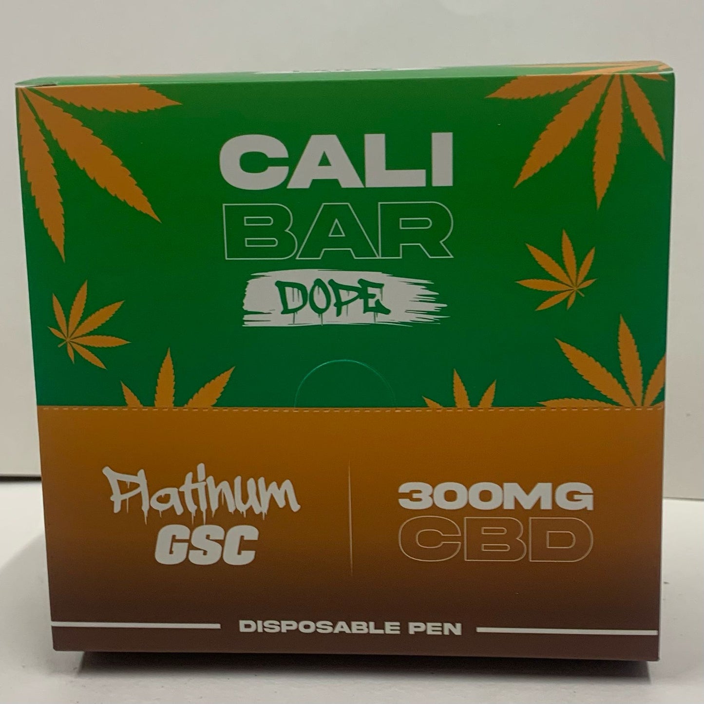 (300mg) Cali Bar Dope Display Box with Holder- Platinum GSC - X0185
