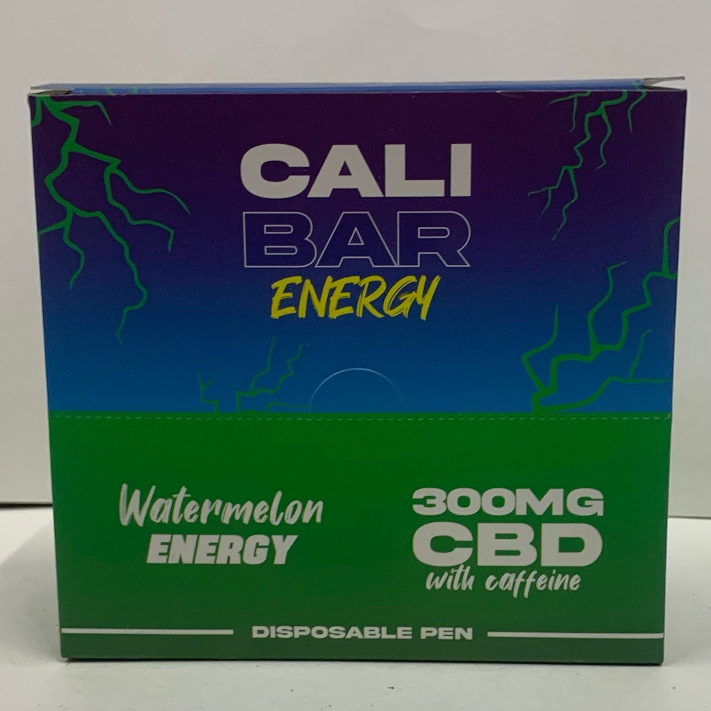 (300mg) Cali Bar Energy Display Box with Holder - Watermelon Energy - X0176