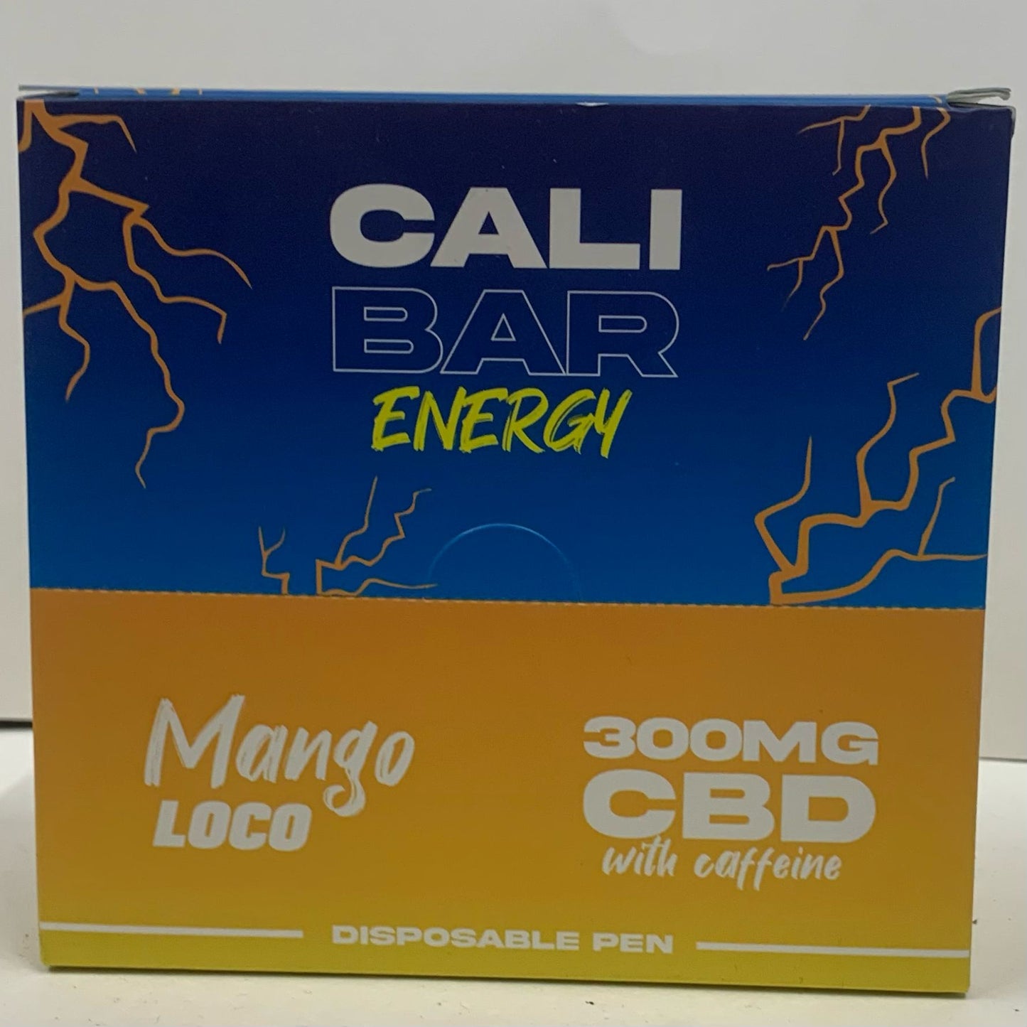 (300mg) Cali Bar Energy Display Box with Holder - Mango Loco - X0171