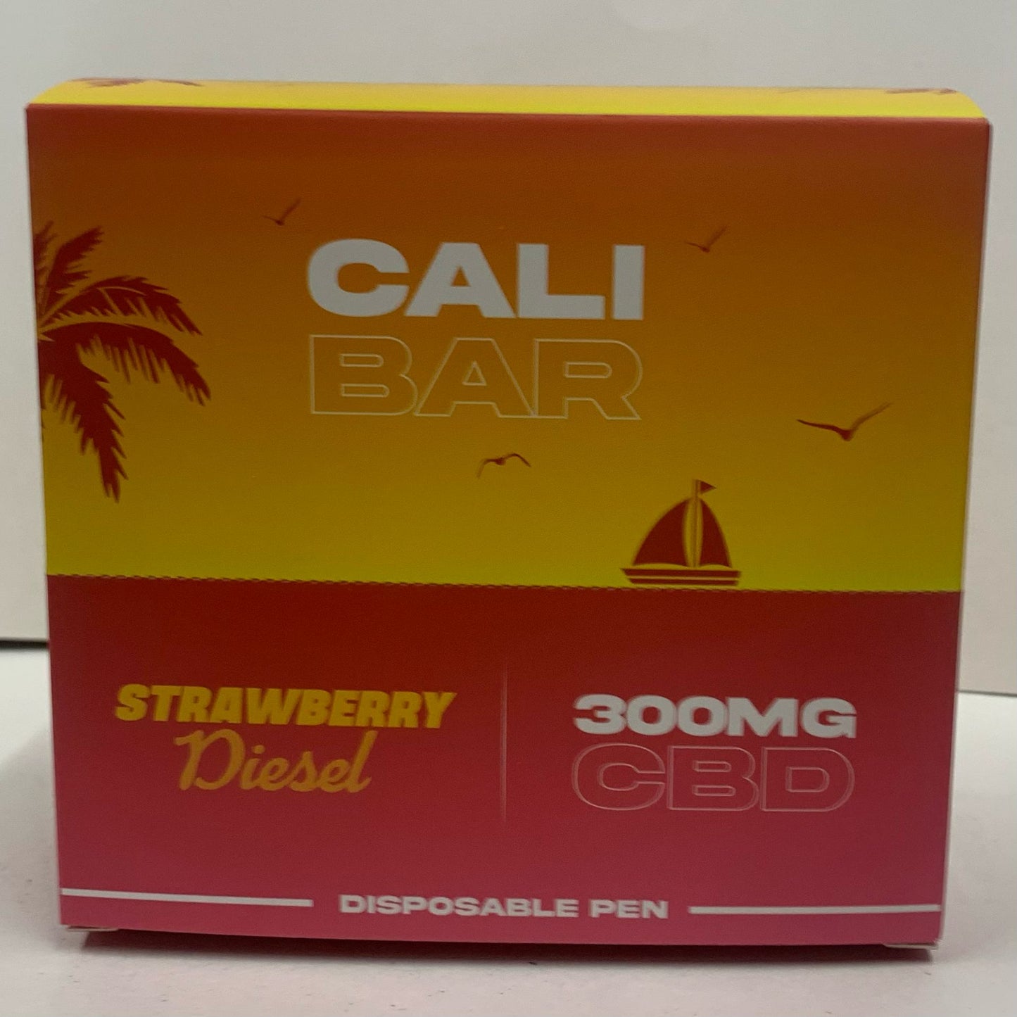 (300mg) Cali Bar Original Display Box with Holder - Strawberry Diesel - X0187