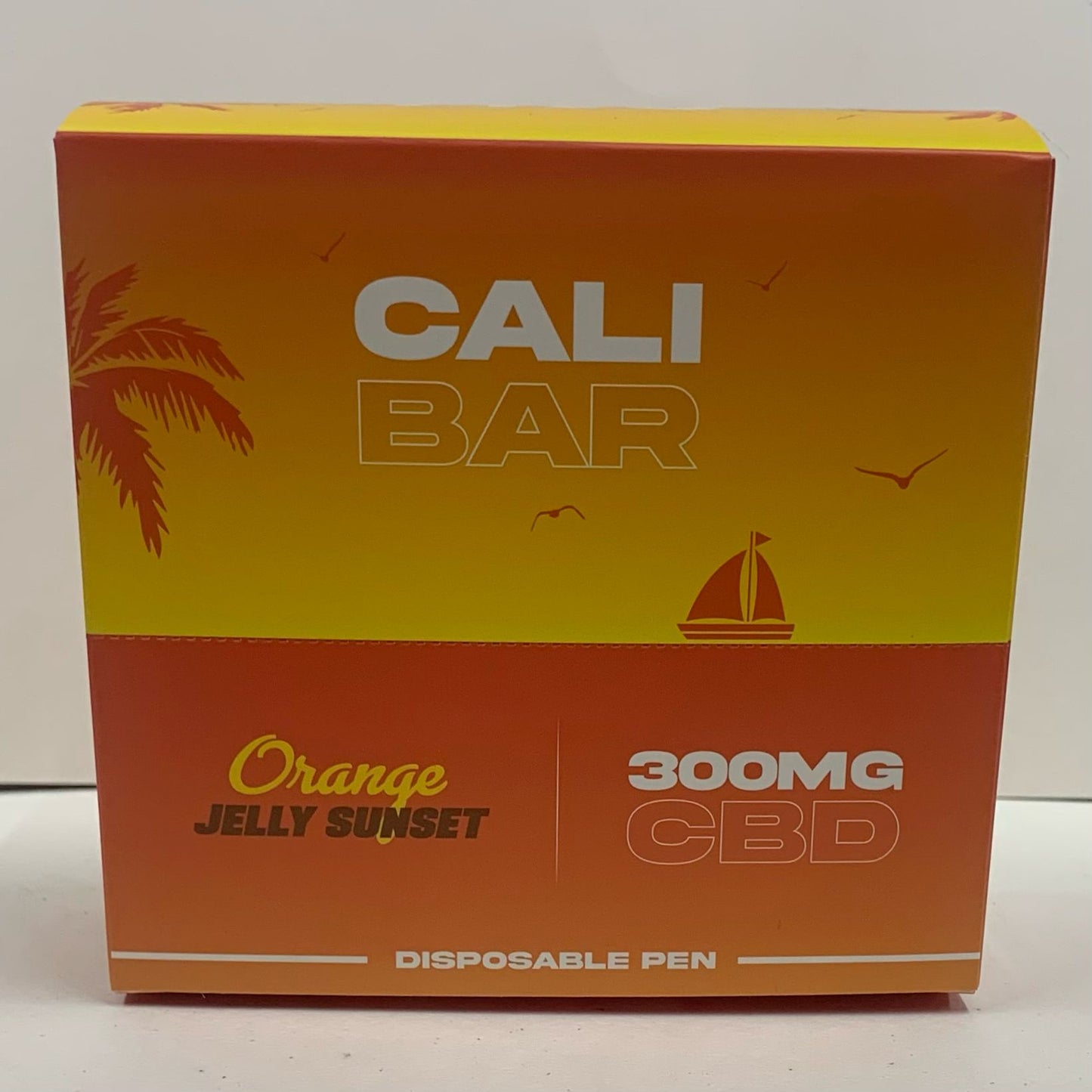 (300mg) Cali Bar Original Display Box with Holder - Orange Jelly Sunset - X0193