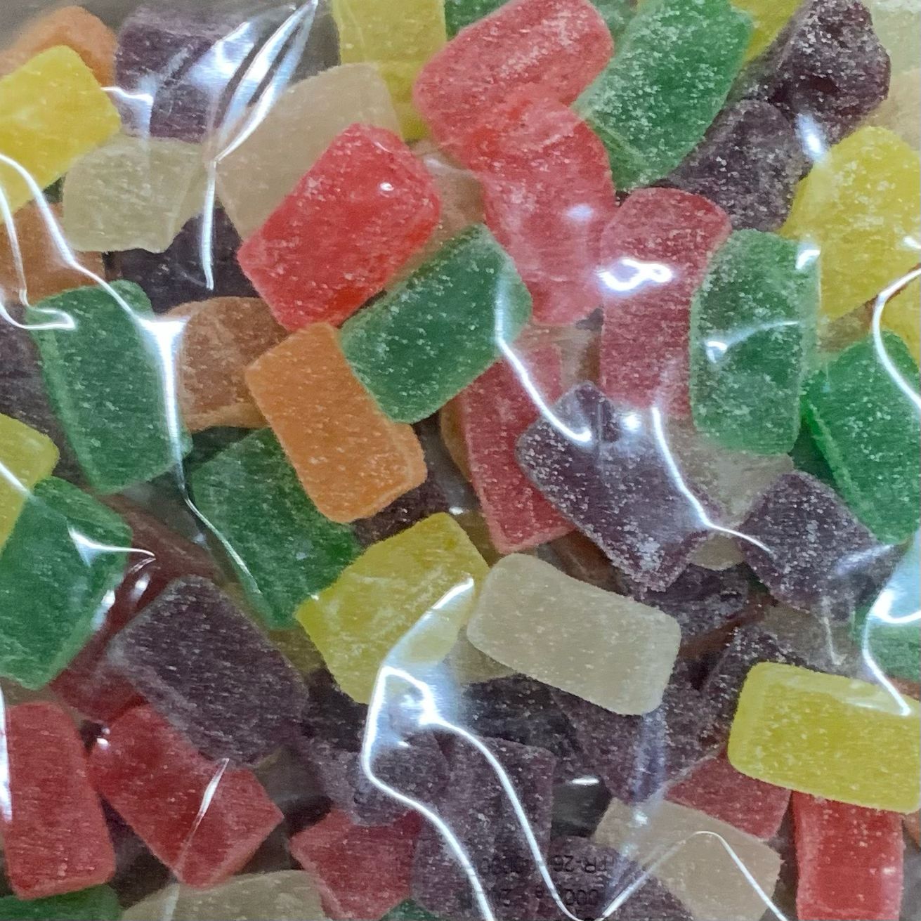 Non CBD Vegan Gummy Cubes 1Kg - Y0642