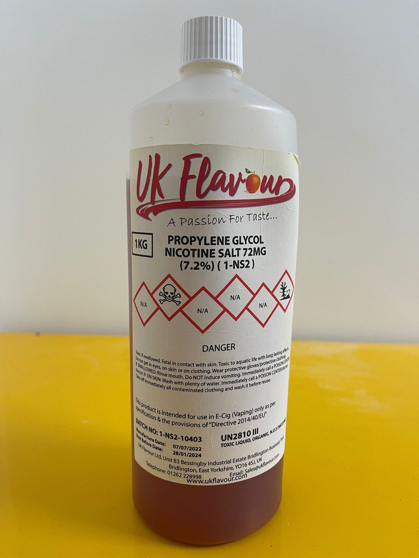 PG Nicotine Salt - Y0673