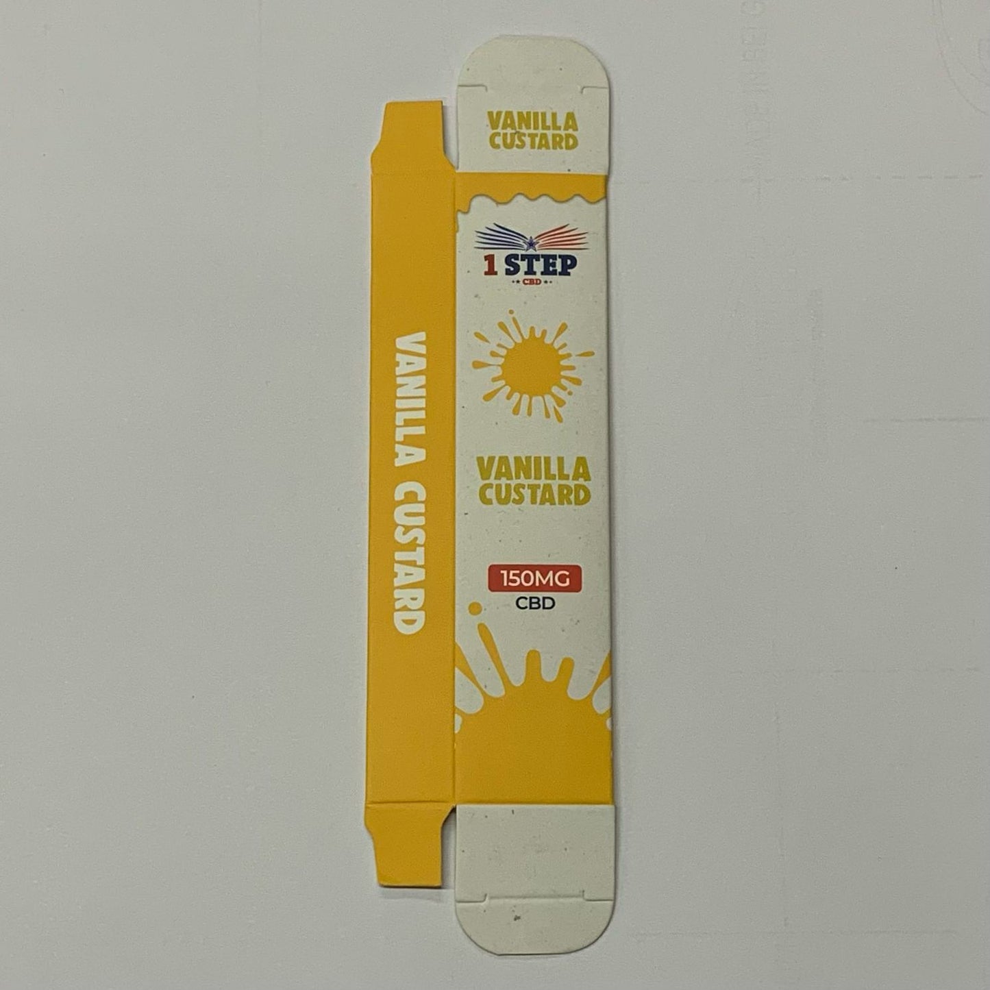 1 Step Disposable 150mg Box - Vanilla Custard - X0039