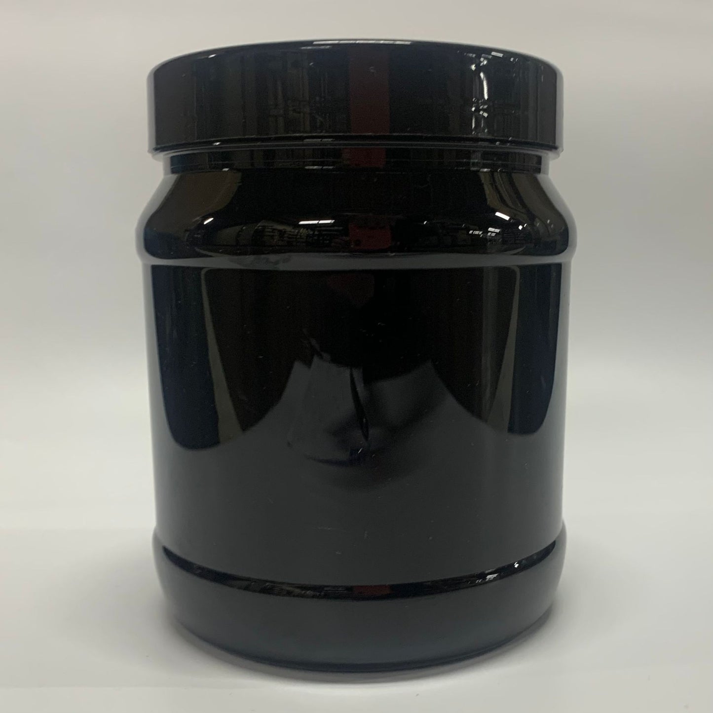 1000ml Black Plastic Jar - X0349