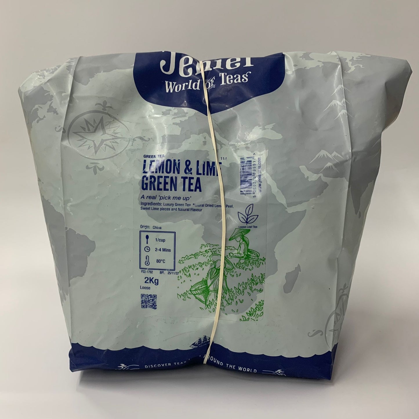 Lemon & Lime Green Tea Blend 1kg - Y0158