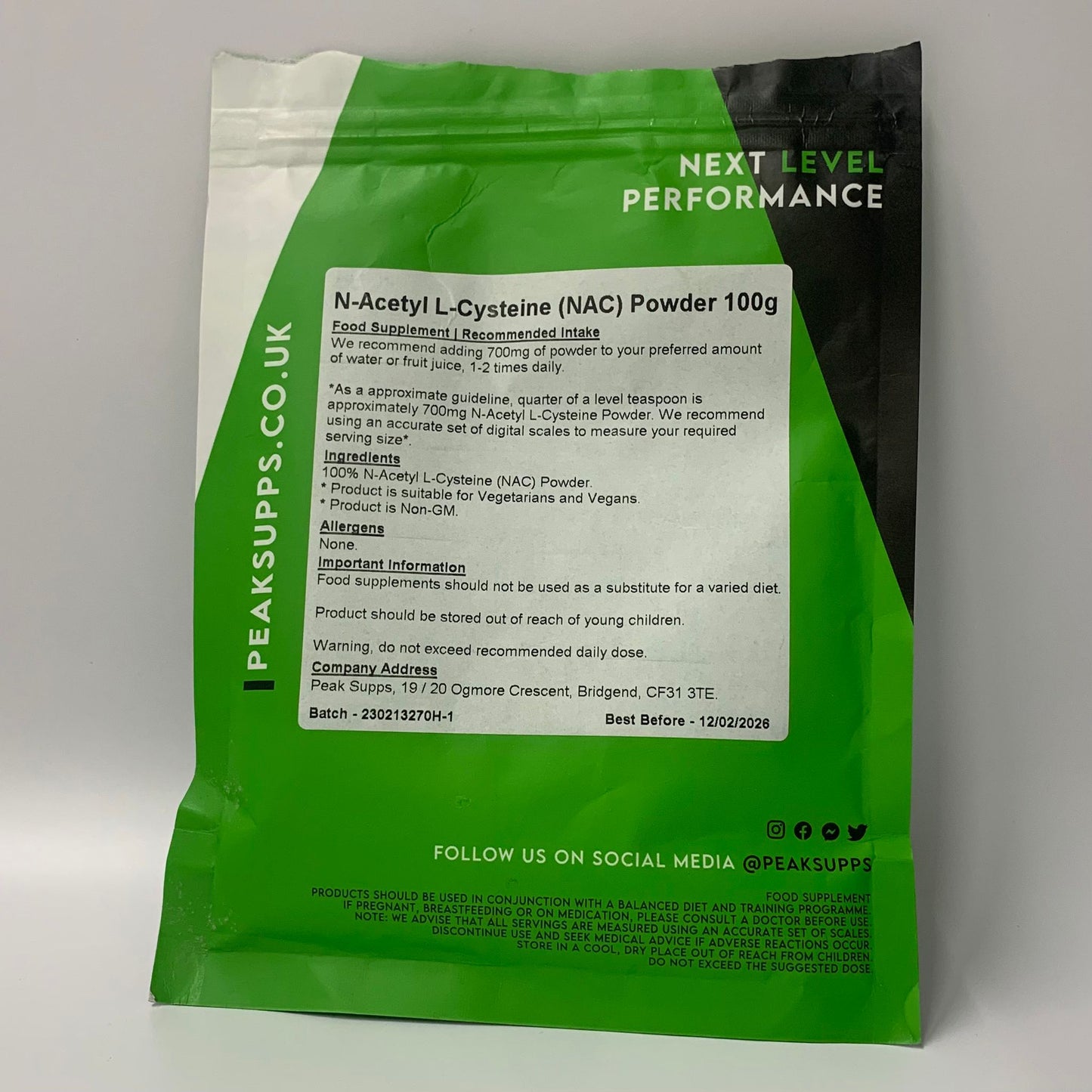 NAC Powder 1kg - Y0162
