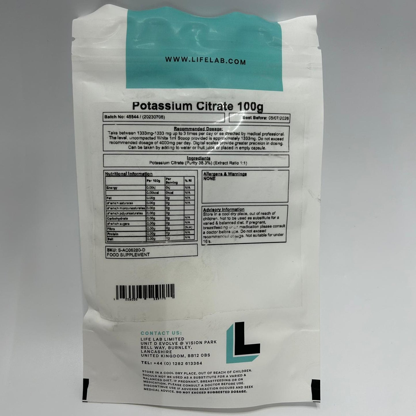 Potassium Citrate 1kg - Y0711