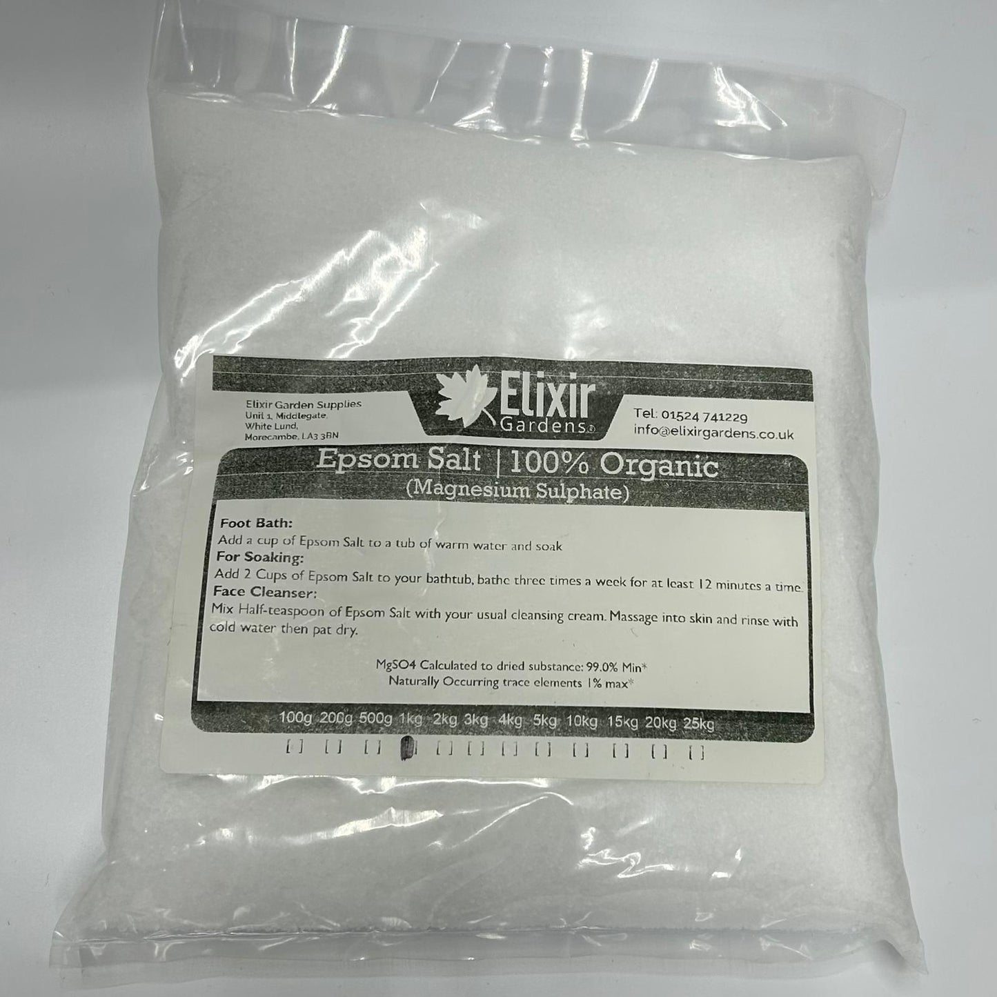 Epsom Salt 1kg - Y0496