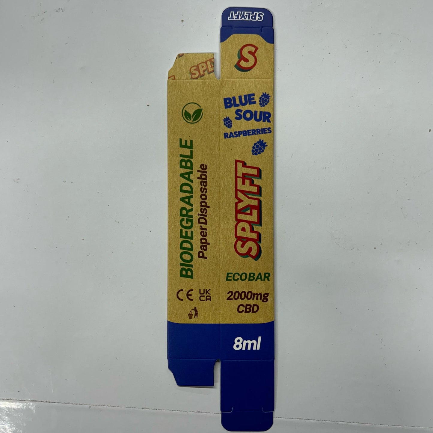 SPLYFT Recyclable 2000mg 8ml - Blueberry Sour Raspberry BOX - X0401