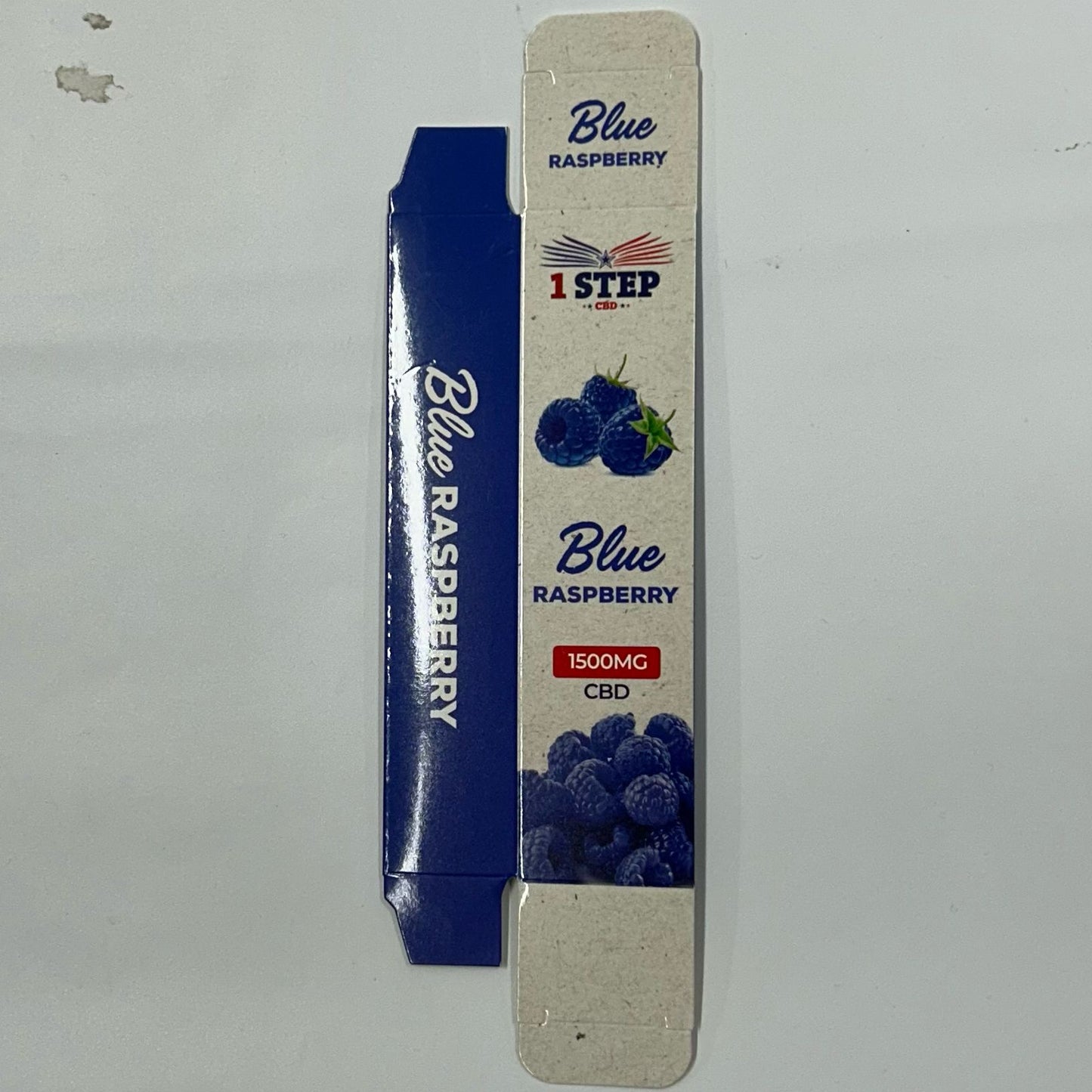 1 Step Disposable 1500mg 8ml Box - Blue Raspberry - X0402