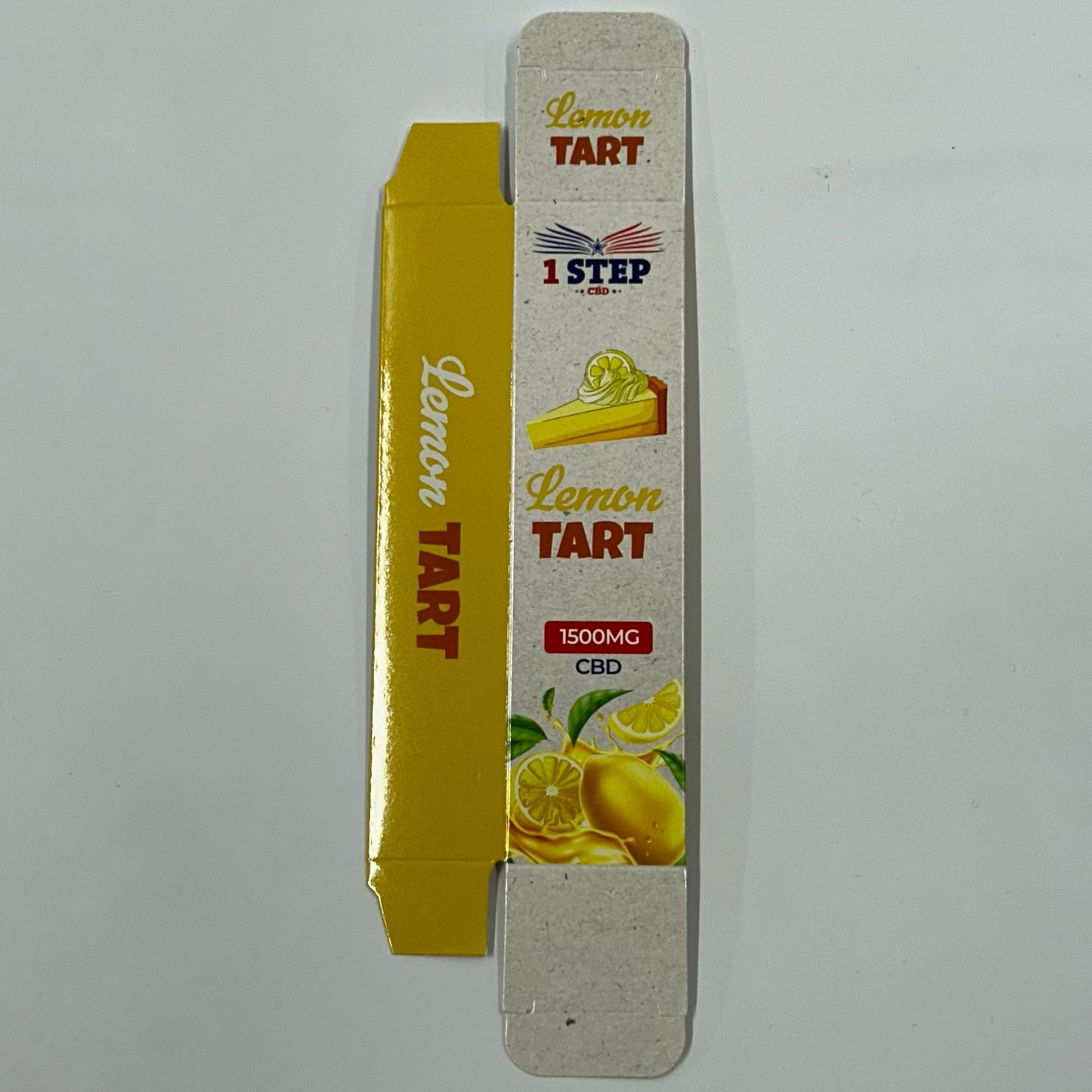 1 Step Disposable 1500mg 8ml Box - Lemon Tart - X0407