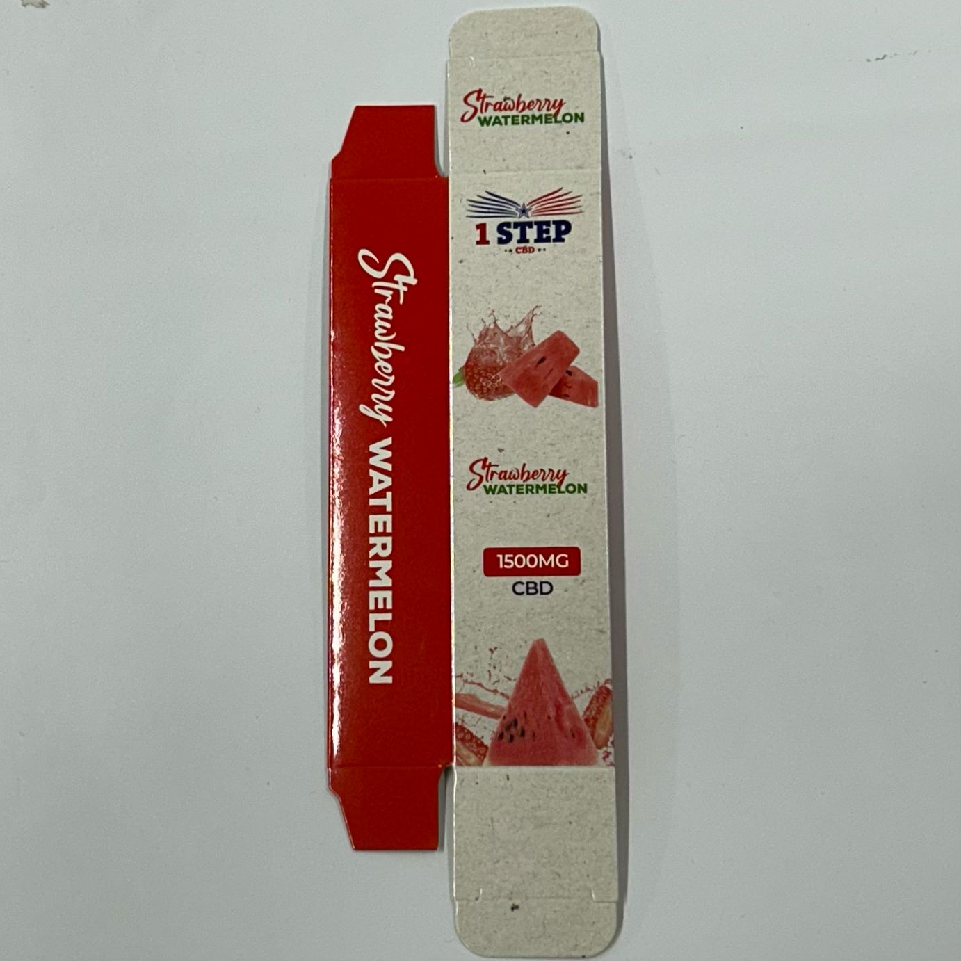 1 Step Disposable 1500mg 8ml Box - Strawberry Watermelon - X0412