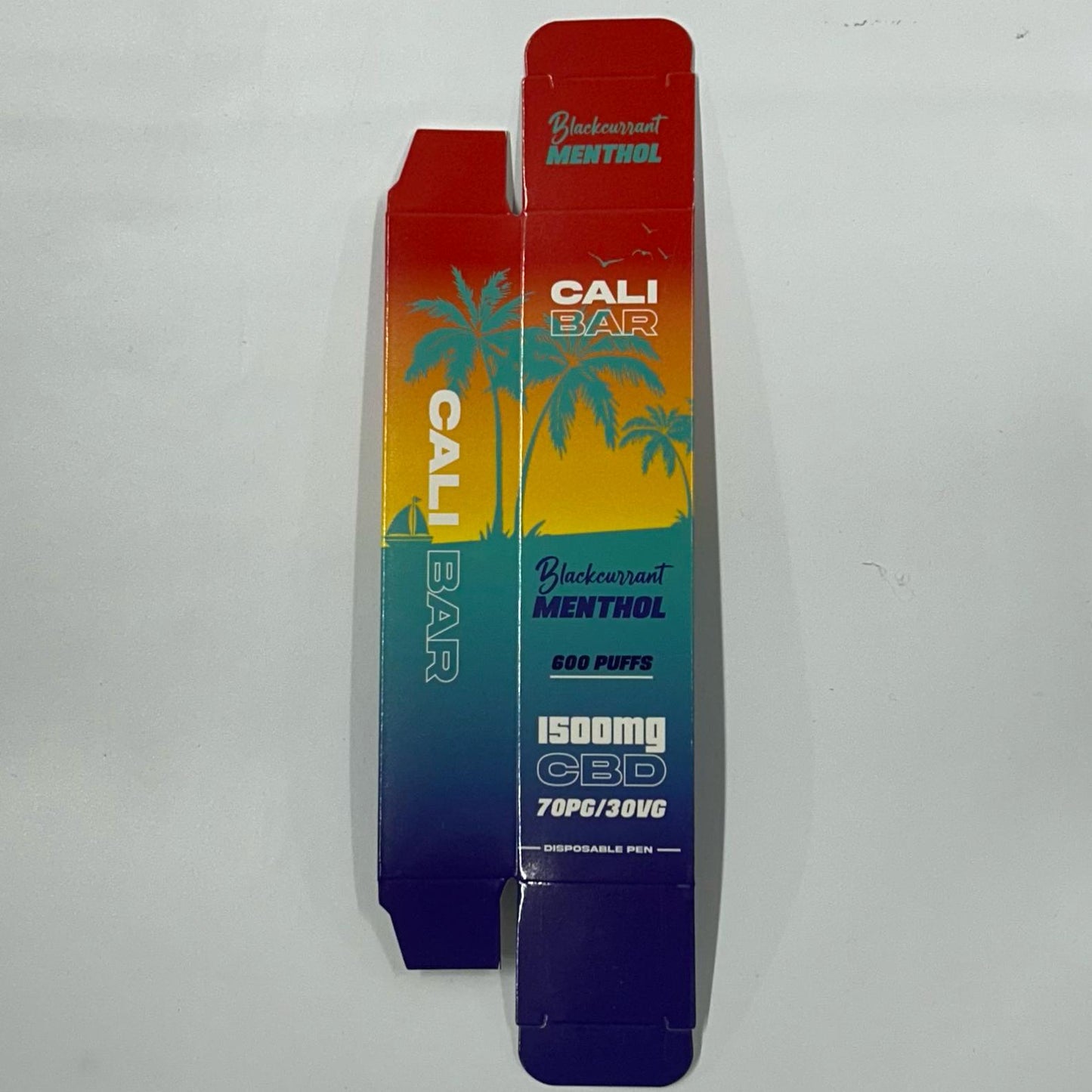 Cali Disposable 8ml 1500mg Blackcurrant Menthol BOX - X0433