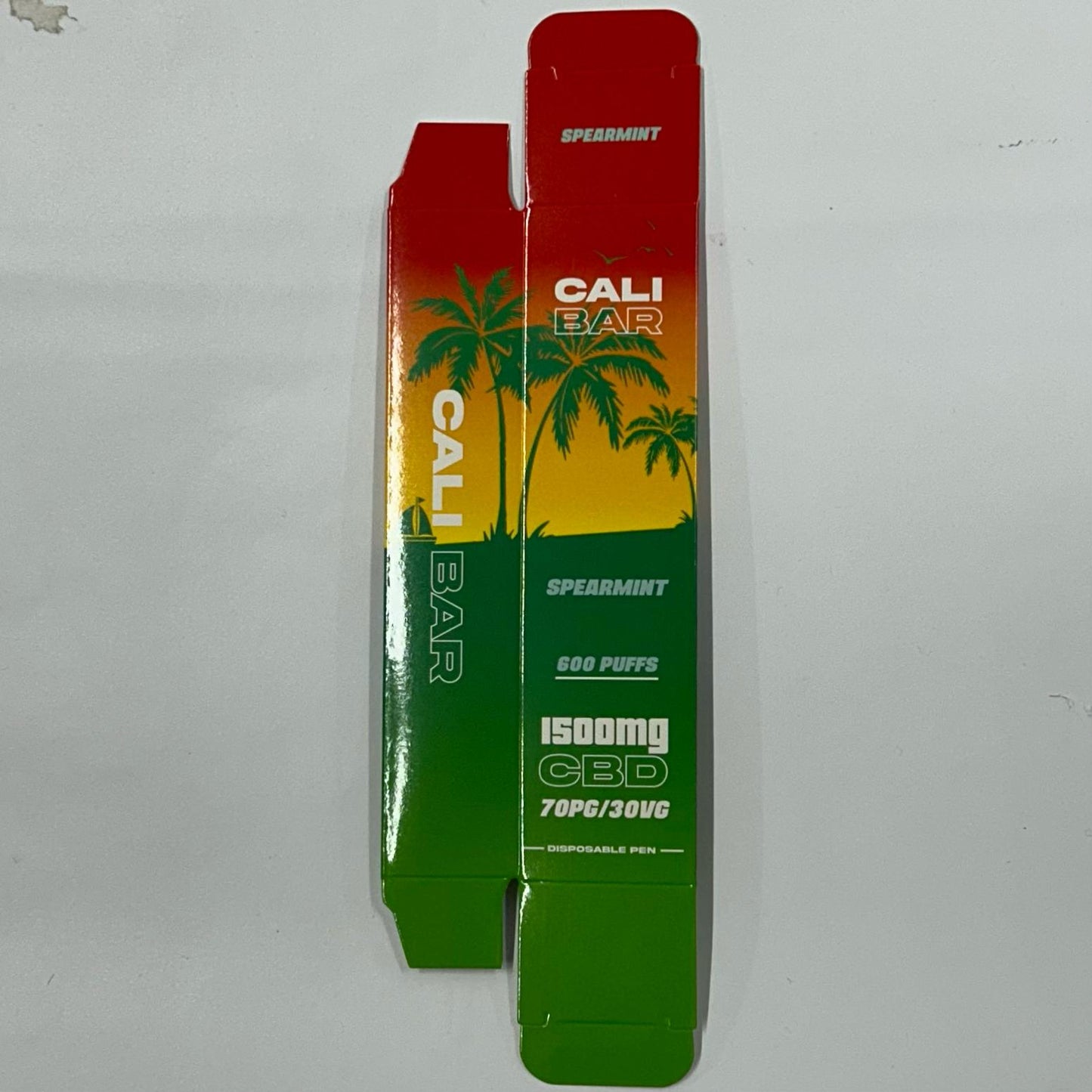 Cali Disposable 8ml 1500mg Spearmint BOX - X0436