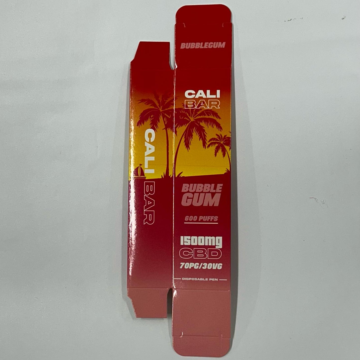 Cali Disposable 8ml 1500mg Bubblegum BOX - X0430