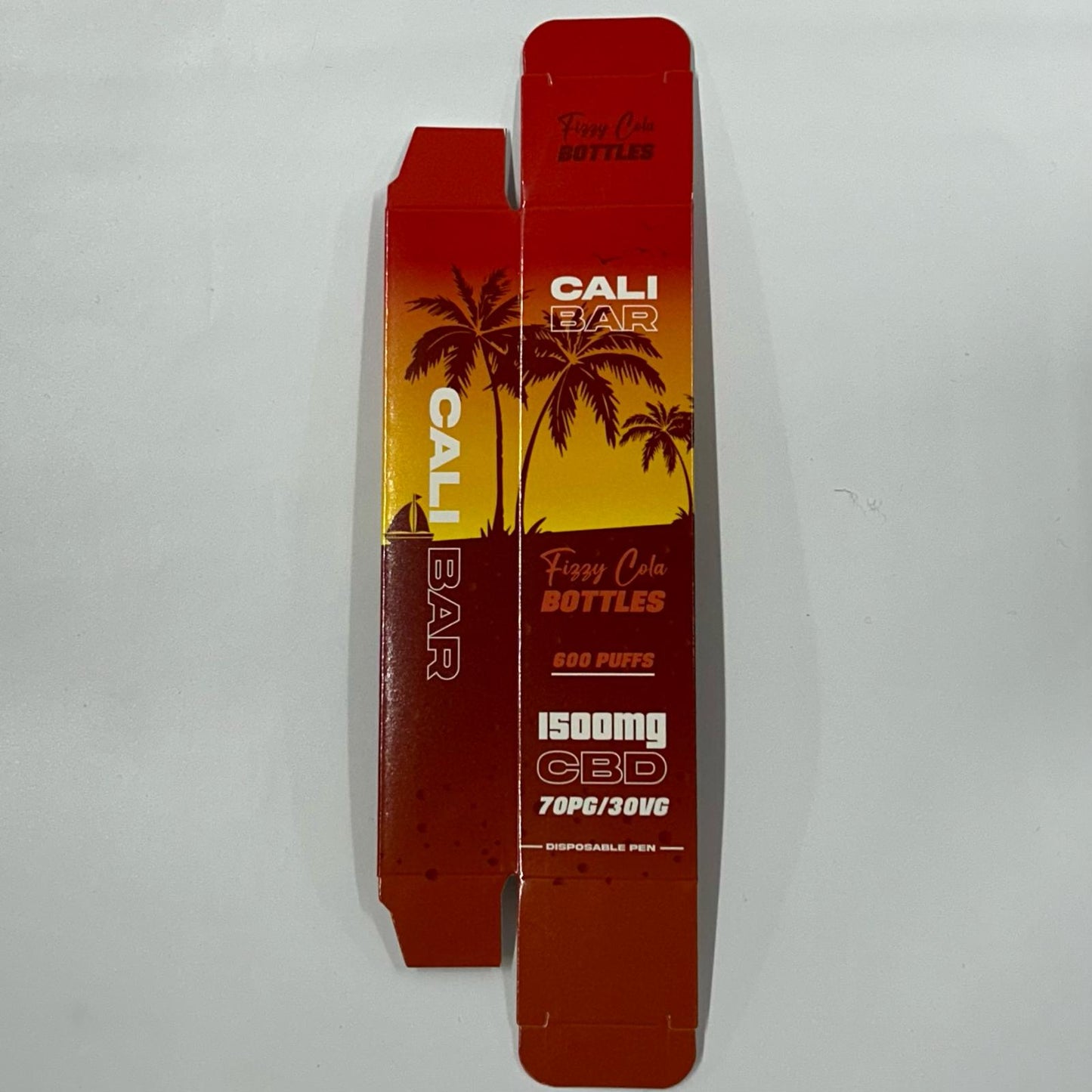Cali Disposable 8ml 1500mg Fizzy Cola Bottles BOX - X0432