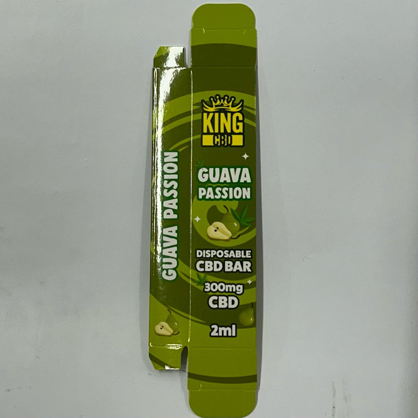 King CBD Disposable 2ml 300mg Guava Passion BOX - X0251