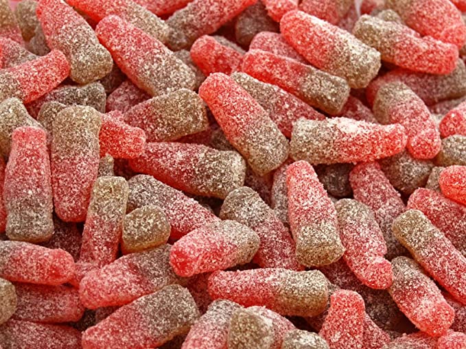 Non CBD Gummies Cherry Cola Bottles - Y0233