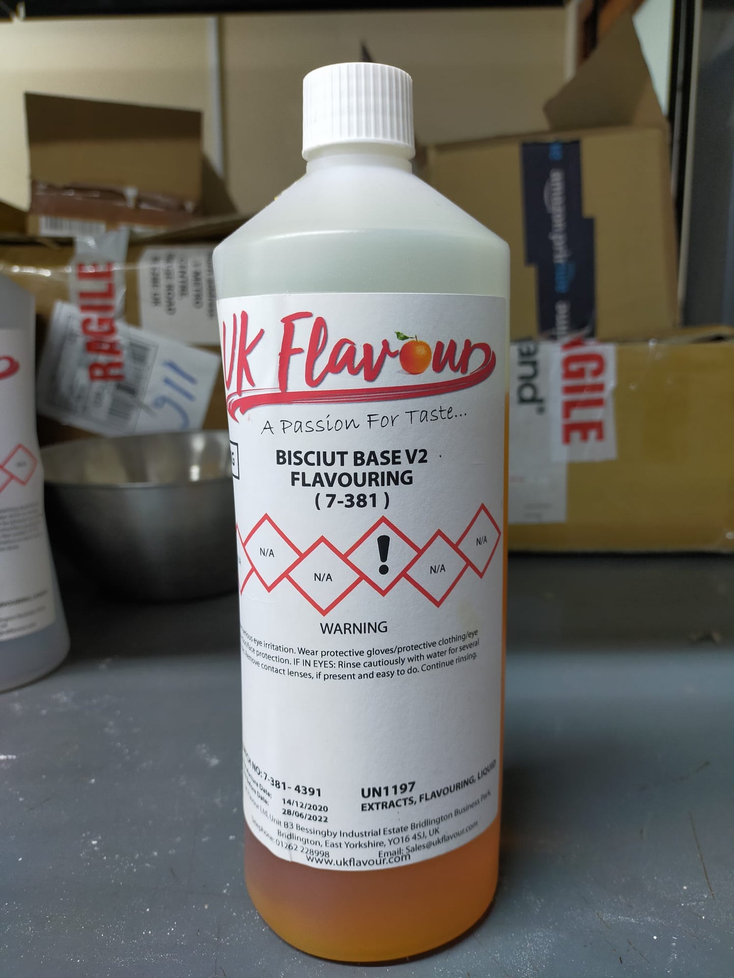 Biscuit Base V2 (7-381) Flavour Concentrate 1L - Y0046