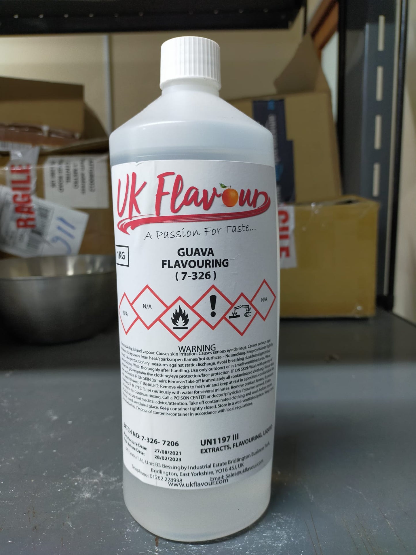 Guava (7-326) Flavour Concentrate 1L - Y0081