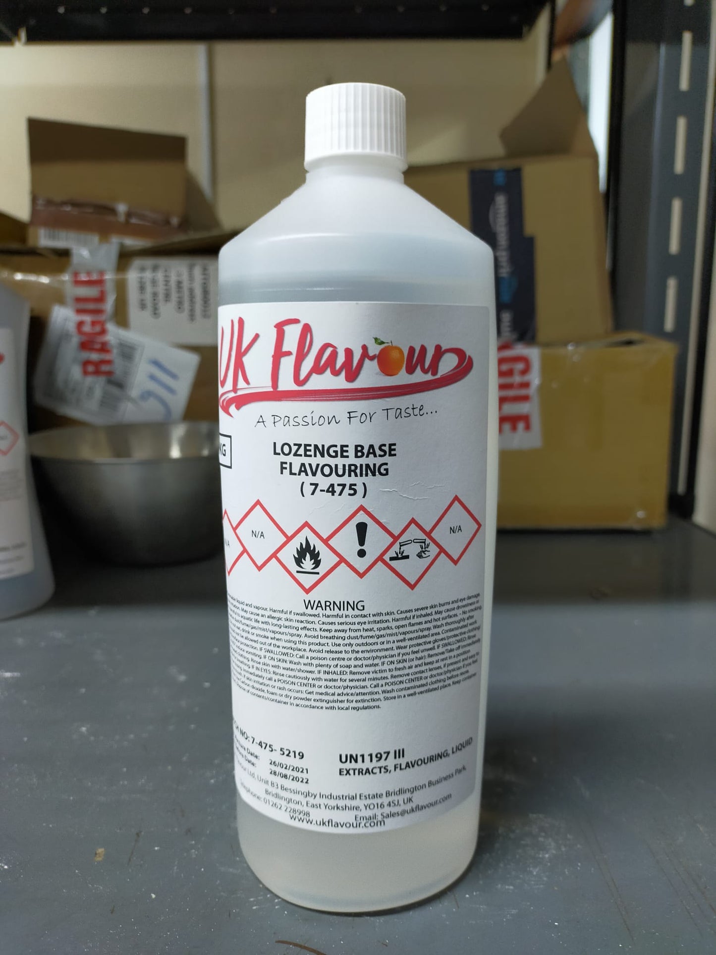 Lozenge (7-475) Flavour Concentrate 1L - Y0096
