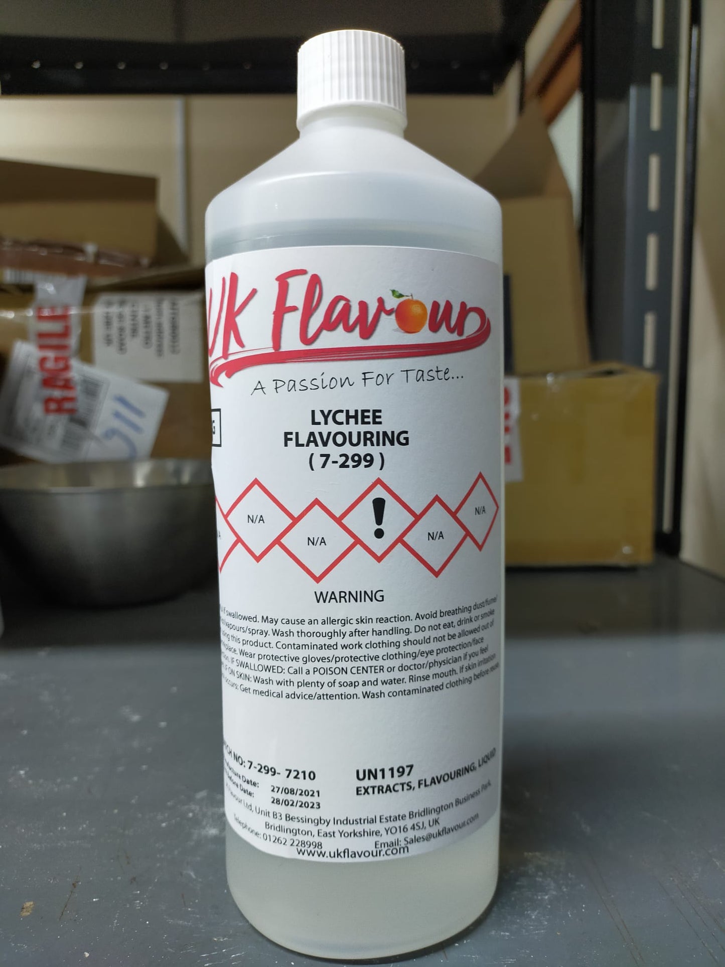 Lychee (7-299) Flavour Concentrate 1L - Y0097
