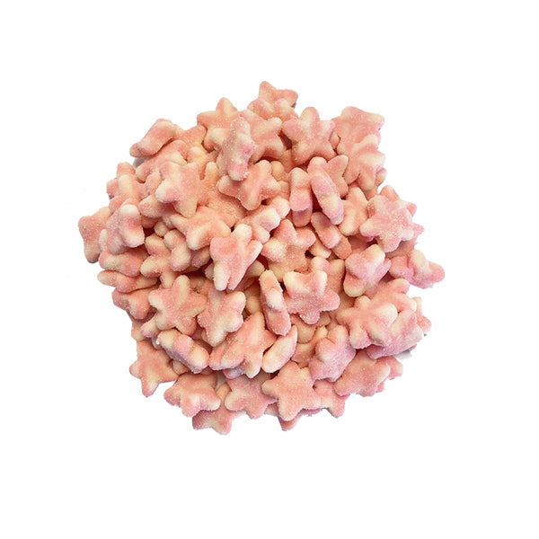 Non CBD Gummies Pink White Stars - Y0224