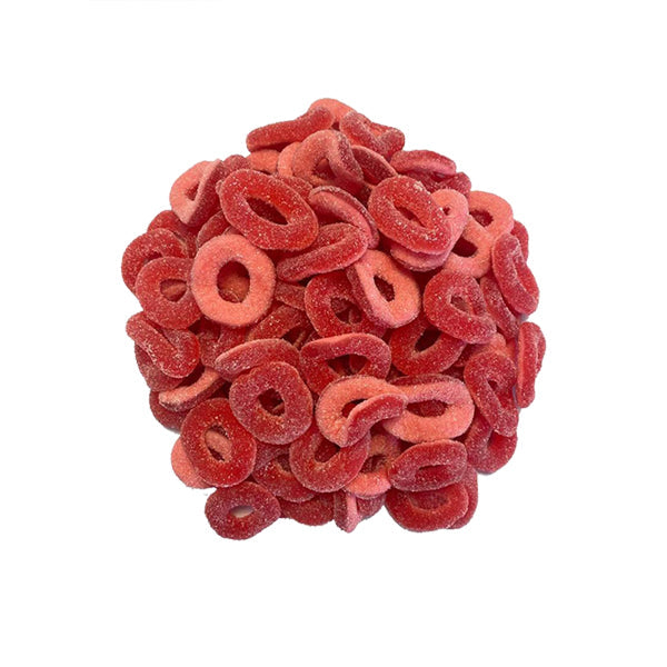 Non CBD Gummies Dulceplus Strawberry Hoops - Y0230